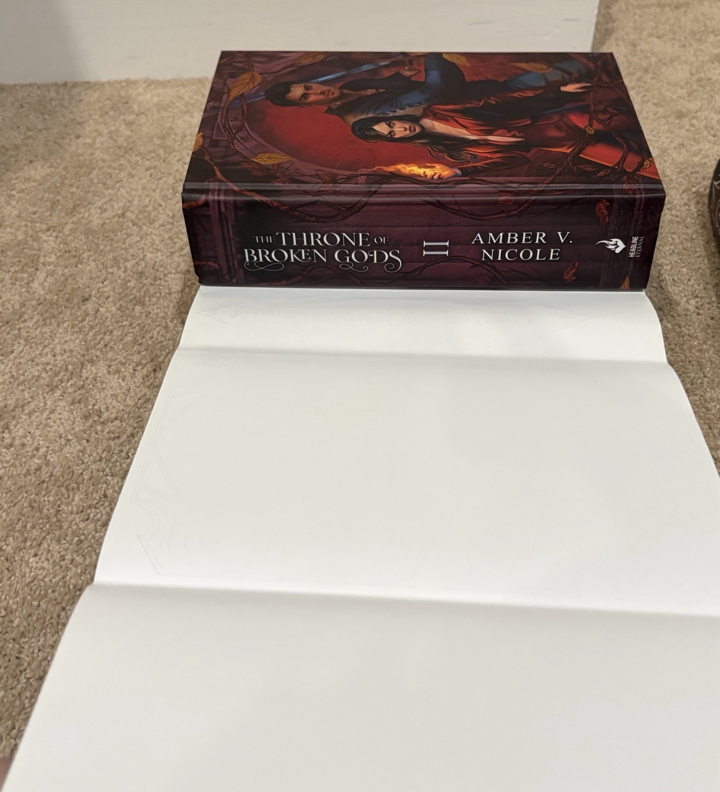 Signed Fairyloot The Book Of Azrael Gods And Monsters Book Set Amber V. Nicole