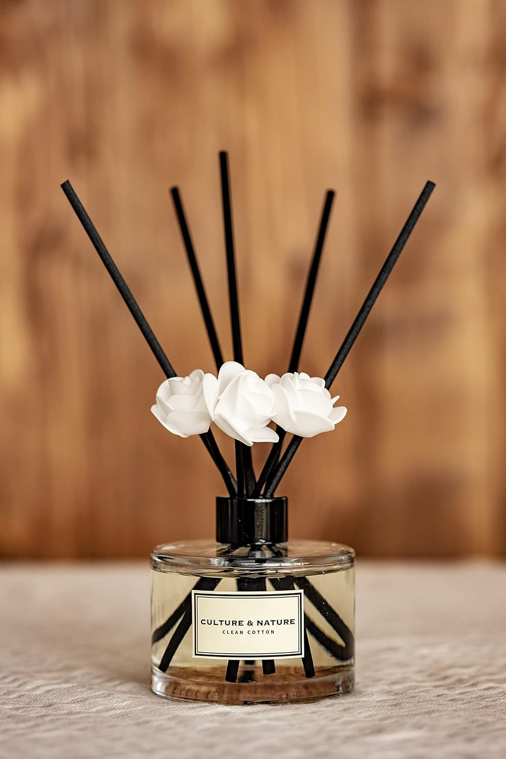 Reed Diffuser Set 6.7Oz (200Ml) April Flower Scented Diffuser with Sticks Home F