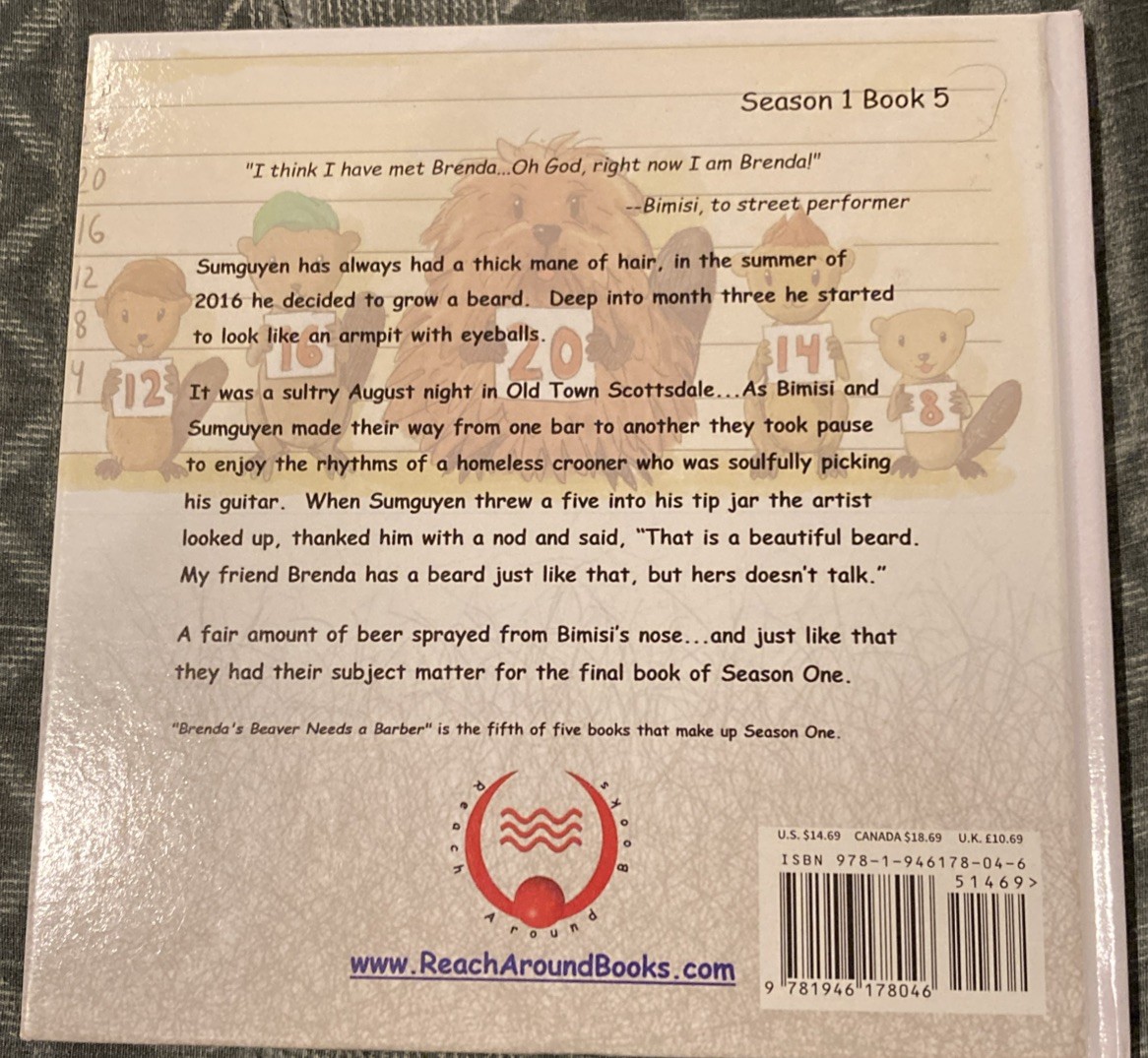 Brenda’s Beaver Needs a Barber HARD COVER–Physical Book