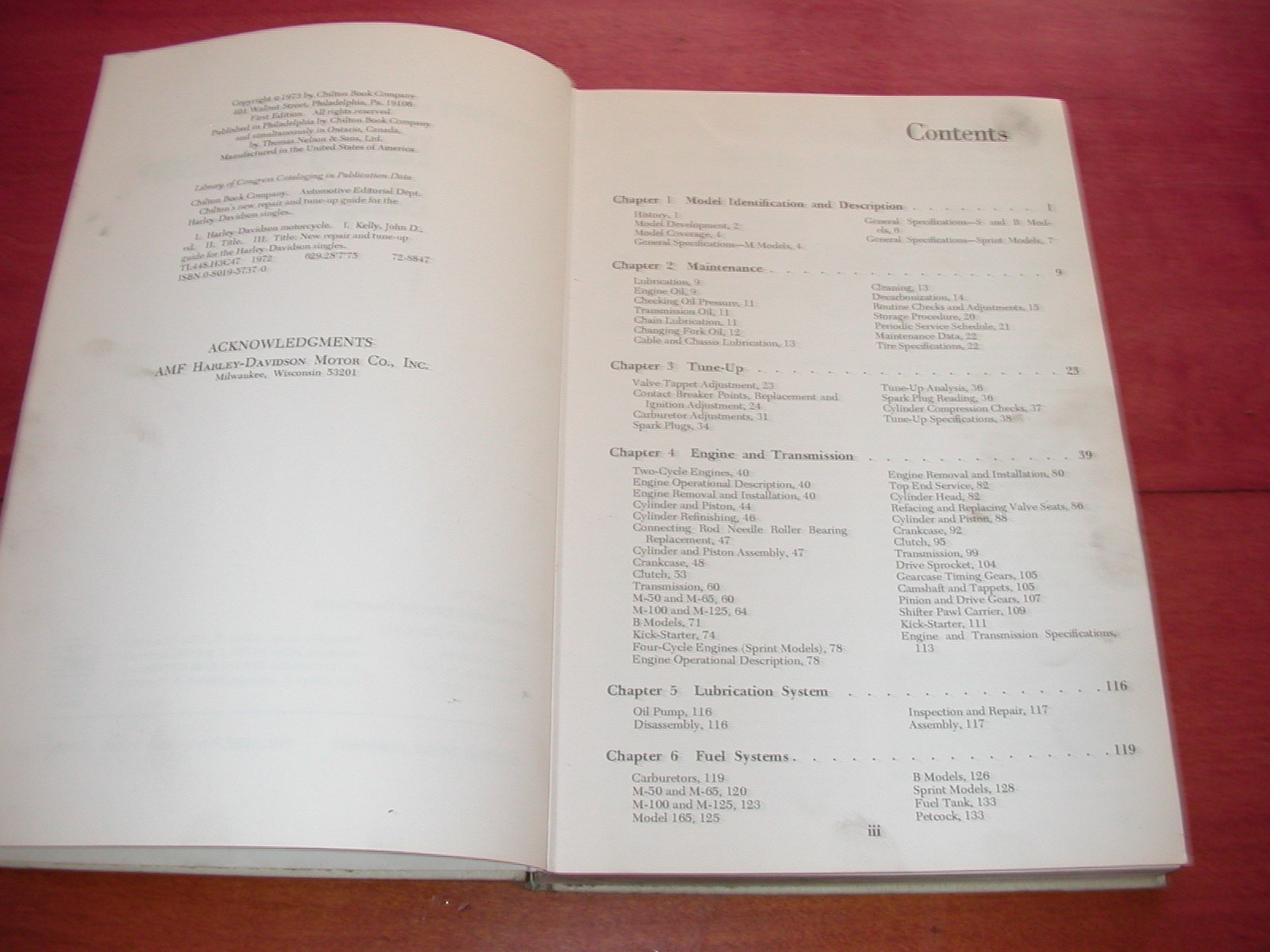 1947 1972 HARLEY DAVIDSON SINGLES MOTORCYCLE CHILTON SERVICE REPAIR MANUAL TUNE
