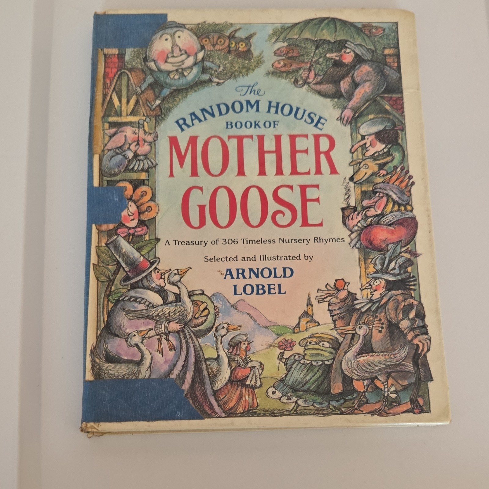 Random House Book of Mother Goose Arnold Lobel Hardcover Illustrated