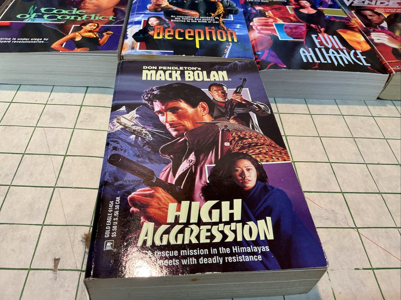 Don Pendleton’s Mack Bolan Paperback Lot of 11 First Editions Vintage