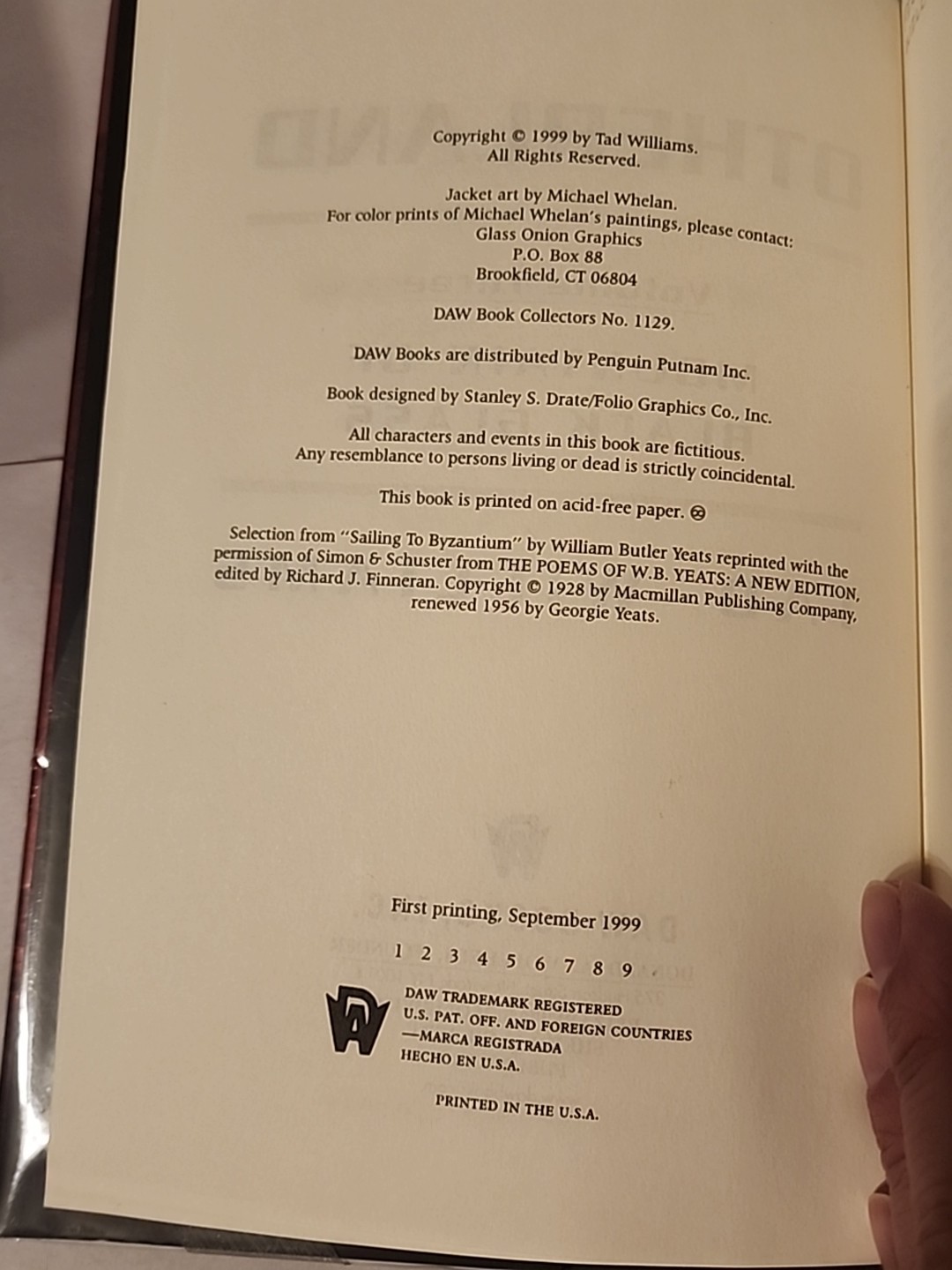 Tad Williams – OTHERLAND – Complete Set – 4 Hardcovers