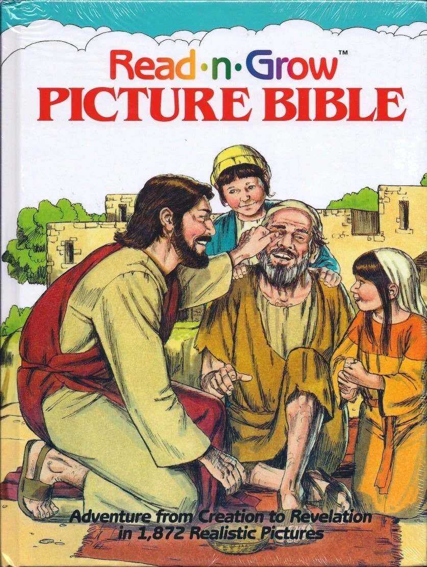 Read-N-Grow Picture Bible: Adventure from Creation to Revelation in 1,872