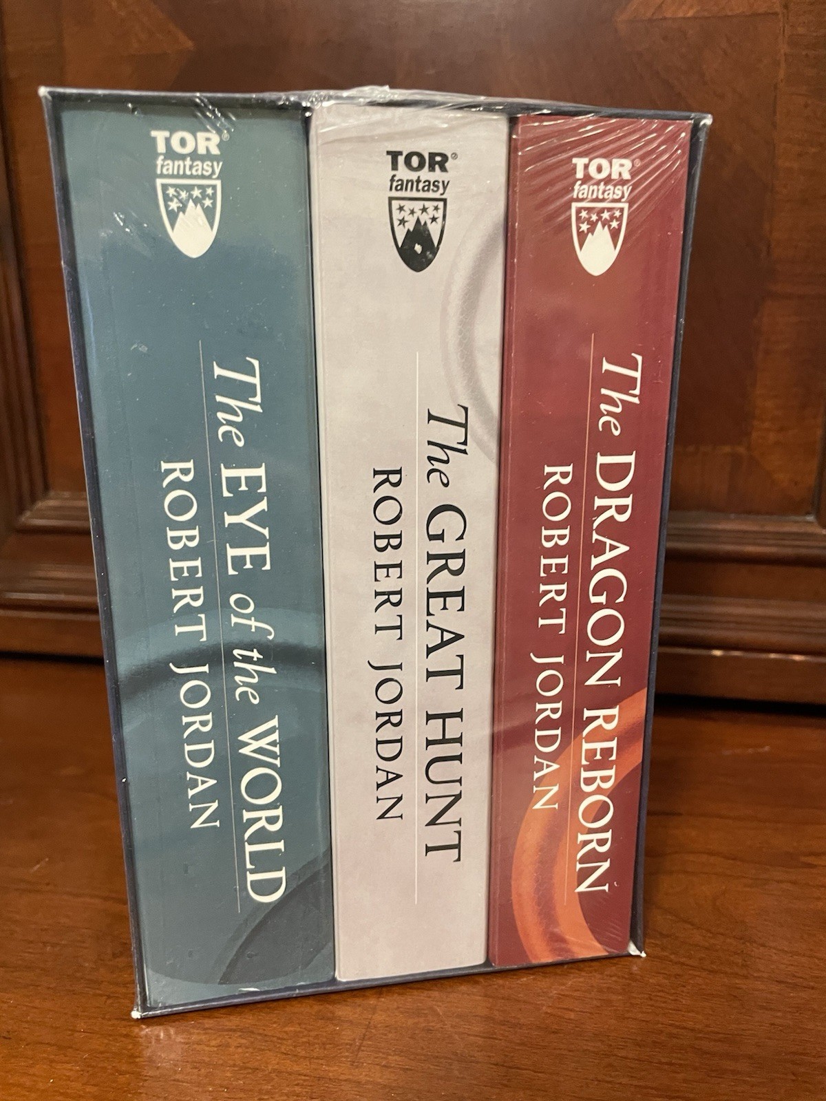 SEALED THE WHEEL OF TIME BOXED SET 1 by Robert Jordan 3 Book Set NEW SEALED