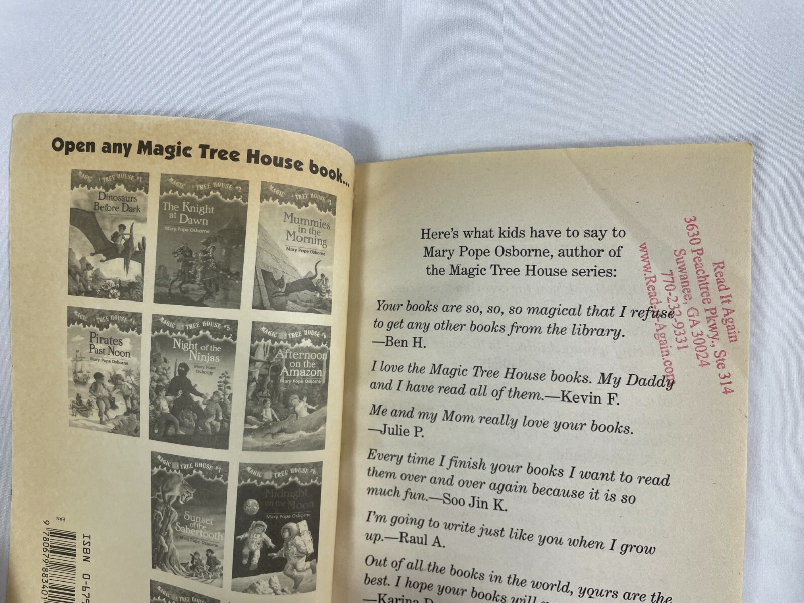 Magic Tree House LOT OF 3 Books Mary Pope Osborne