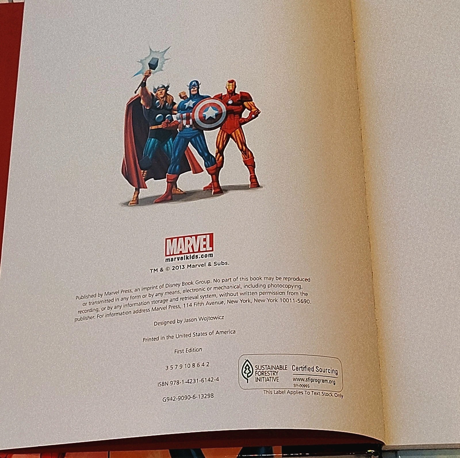 2013 Meet The Marvel Super Heroes 1st Edition Hardcover Book Marvel Press *READ*