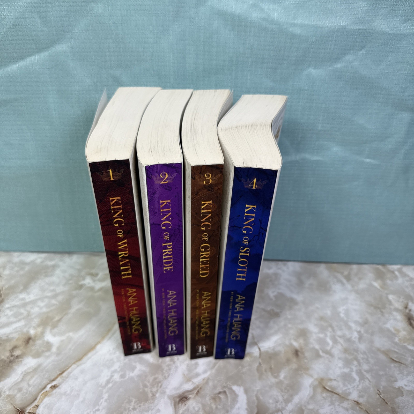 Set Of 4 – Ana Huang King Of Wrath Book Series – Clean