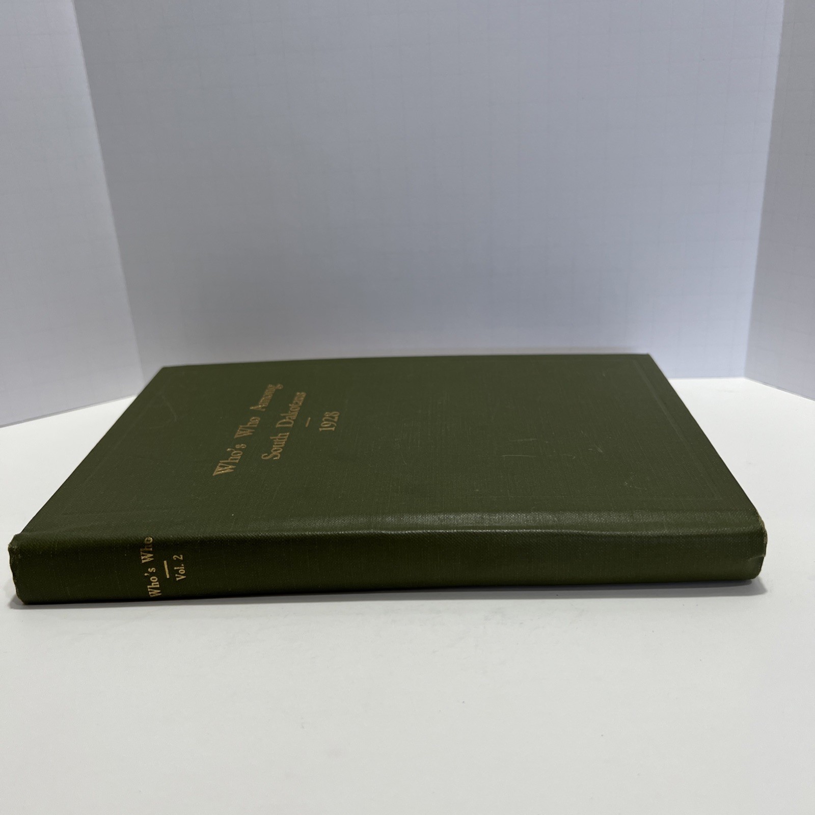 Who’s Who Among South Dakotans, Vol 2 First Edition 1928 Lawrence K. Fox HC Book