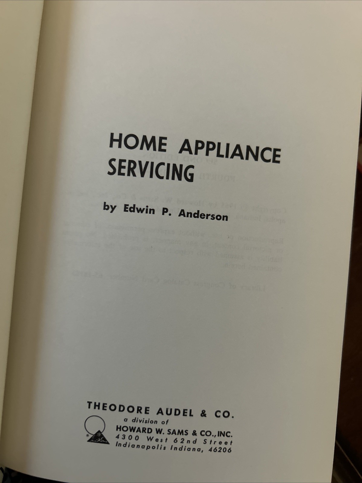 AUDEL~Home~Gas~Heating~Refrigeration ~Air Conditioning Appliance Servicing Books