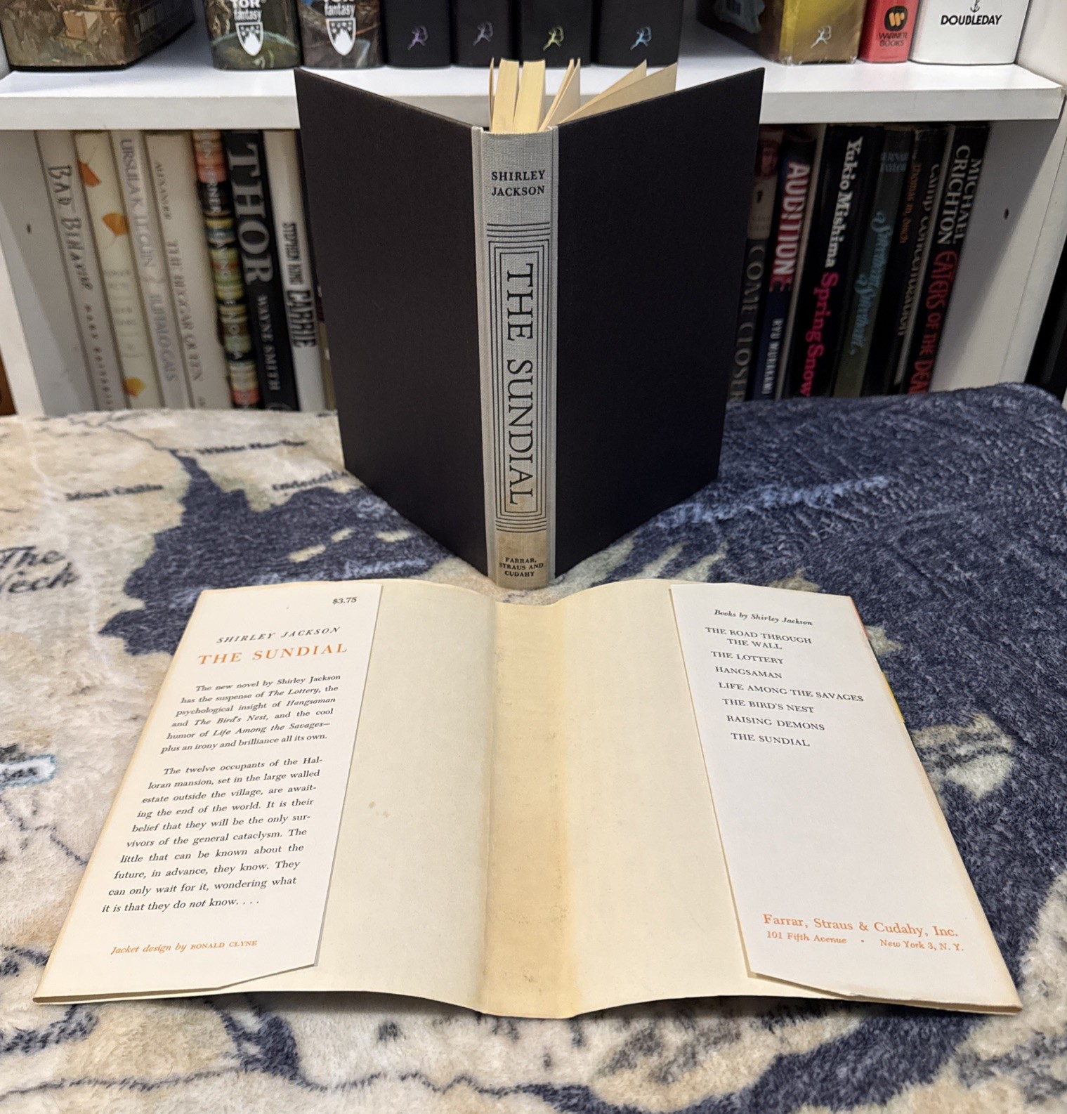The Sundial – Shirley Jackson – RARE First Edition Hardcover – Farrar Straus, VG