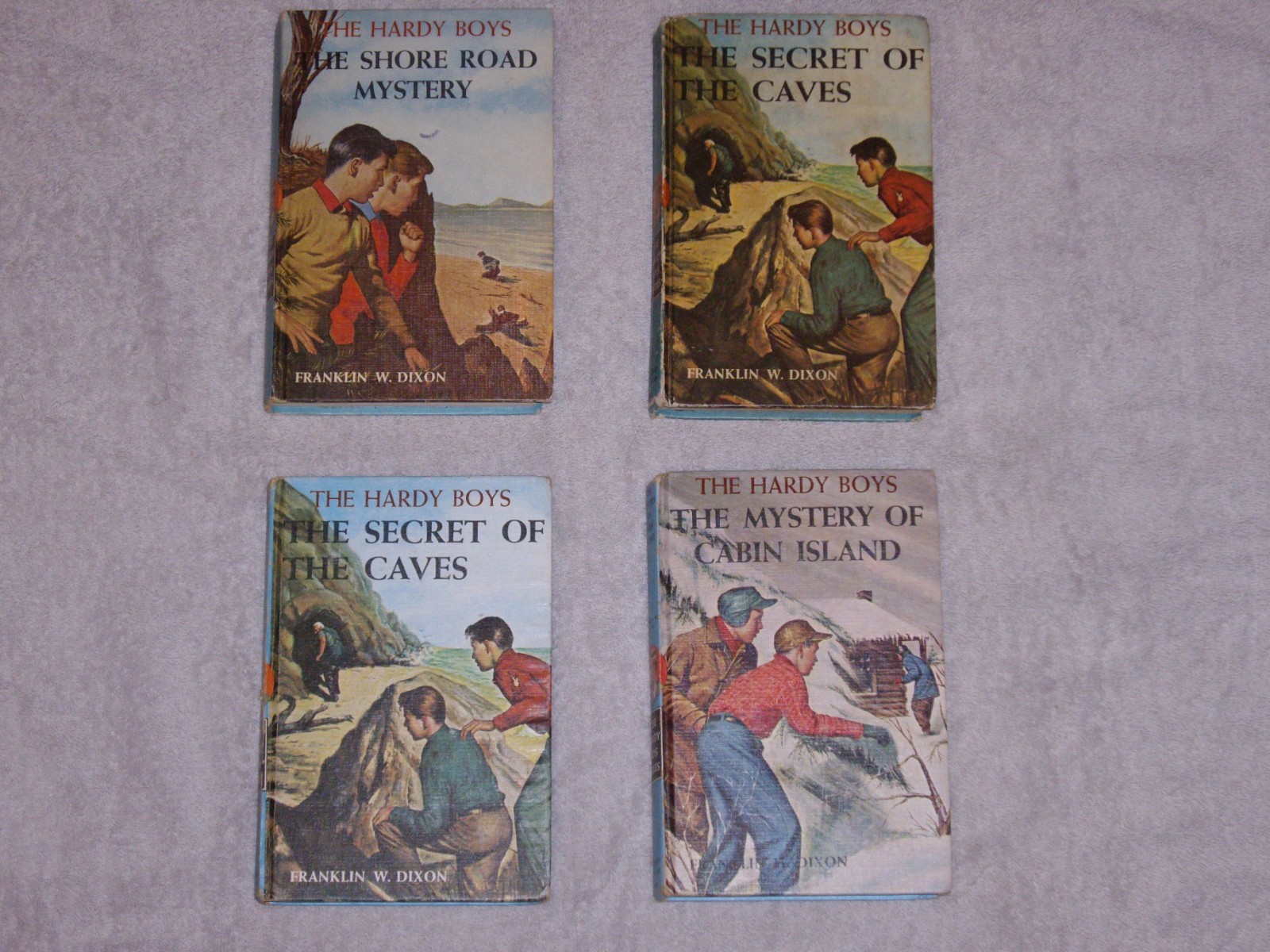 Vintage Hardcover Hardy Boys Books Blue Matte PC HC 1960’s – 1970’s Editions