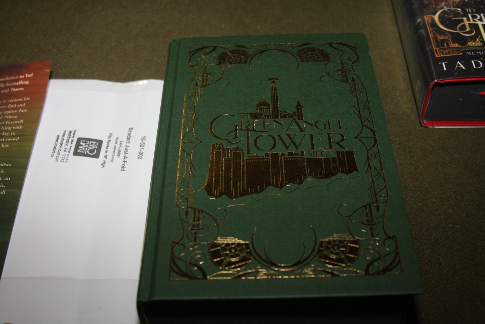 Lot of 2 Tad Williams HCs – Green Angel Tower Siege & Storm – Broken Binding