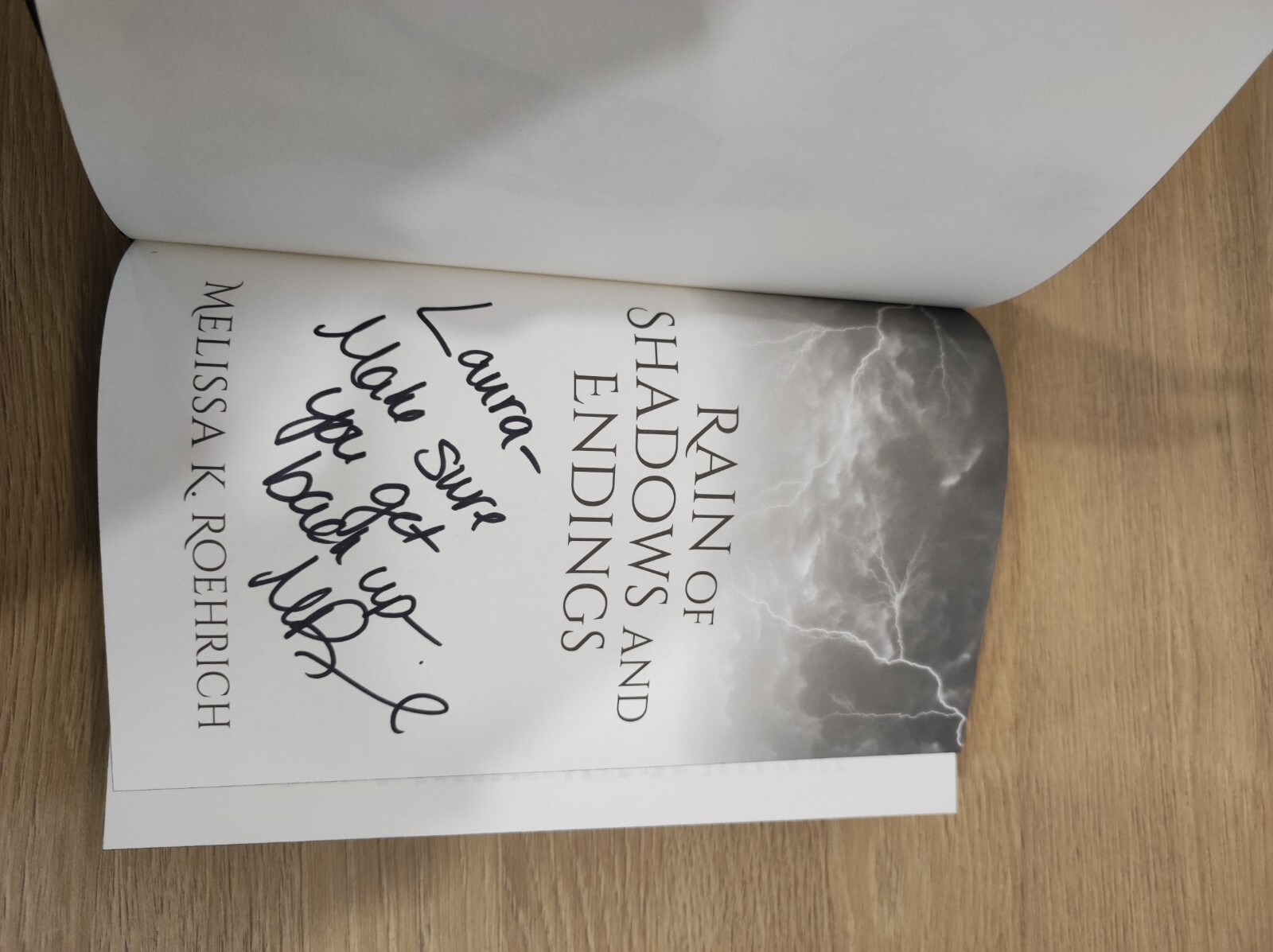 Rain of shadows and endings Special edition by Books for days Crate