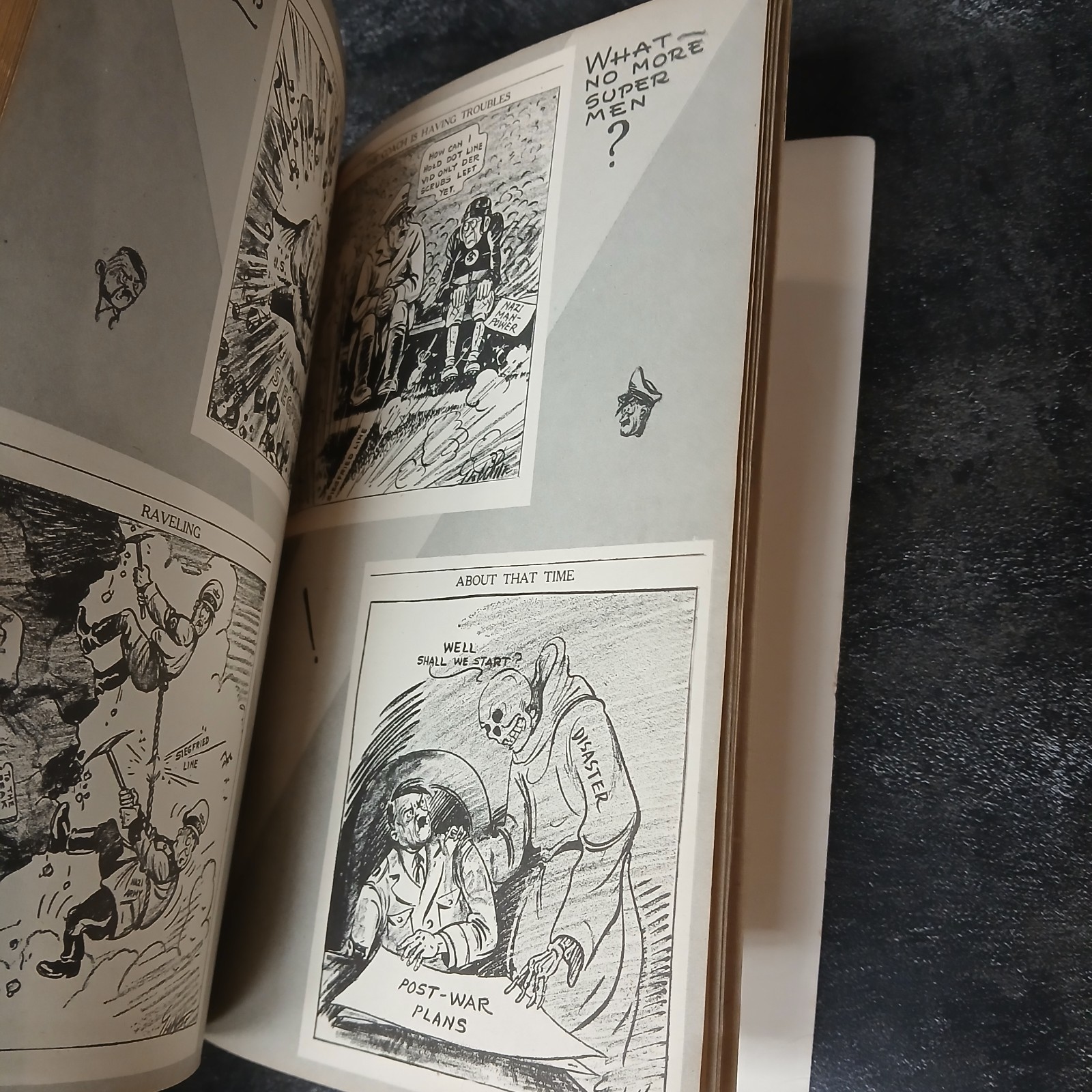 The War in Black with White Book 2 – Vintage WWII Cartoon Compilation Geo White