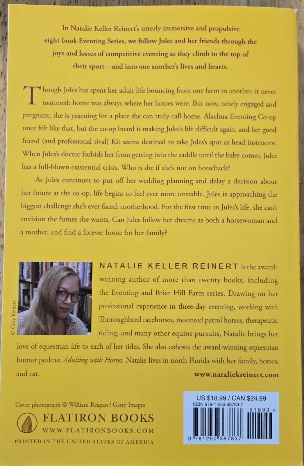 Home By Natalie Keller Reinert. The Eventing Series Book 7. 2025 Flatiron Books.