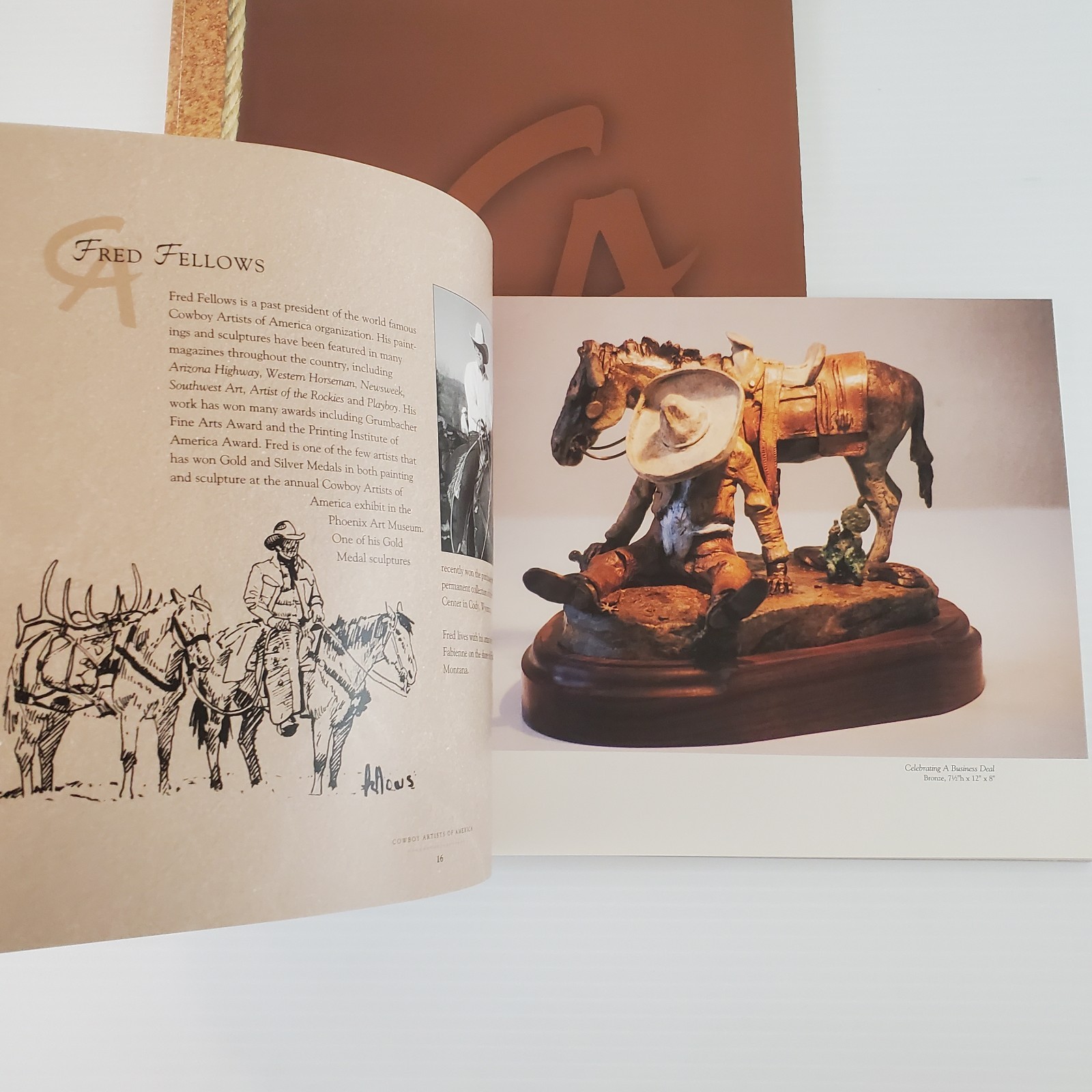 Cowboy Artists of America 34th and 42 Annual Exhibition 1999 & 2007 Western Art
