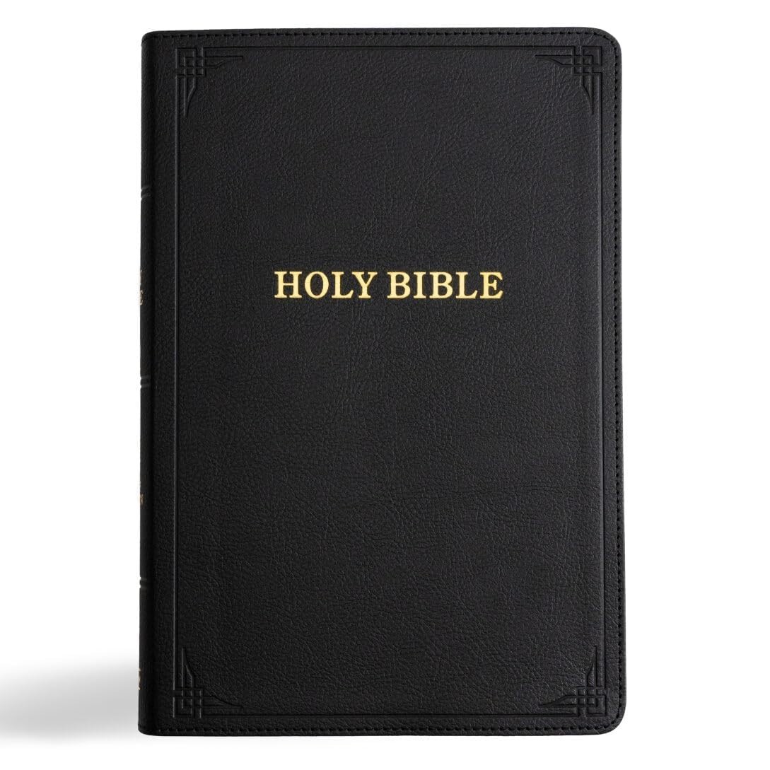 Luxury KJV Bible – Giant Print, Red Letter Edition, Decorative Leather Cover