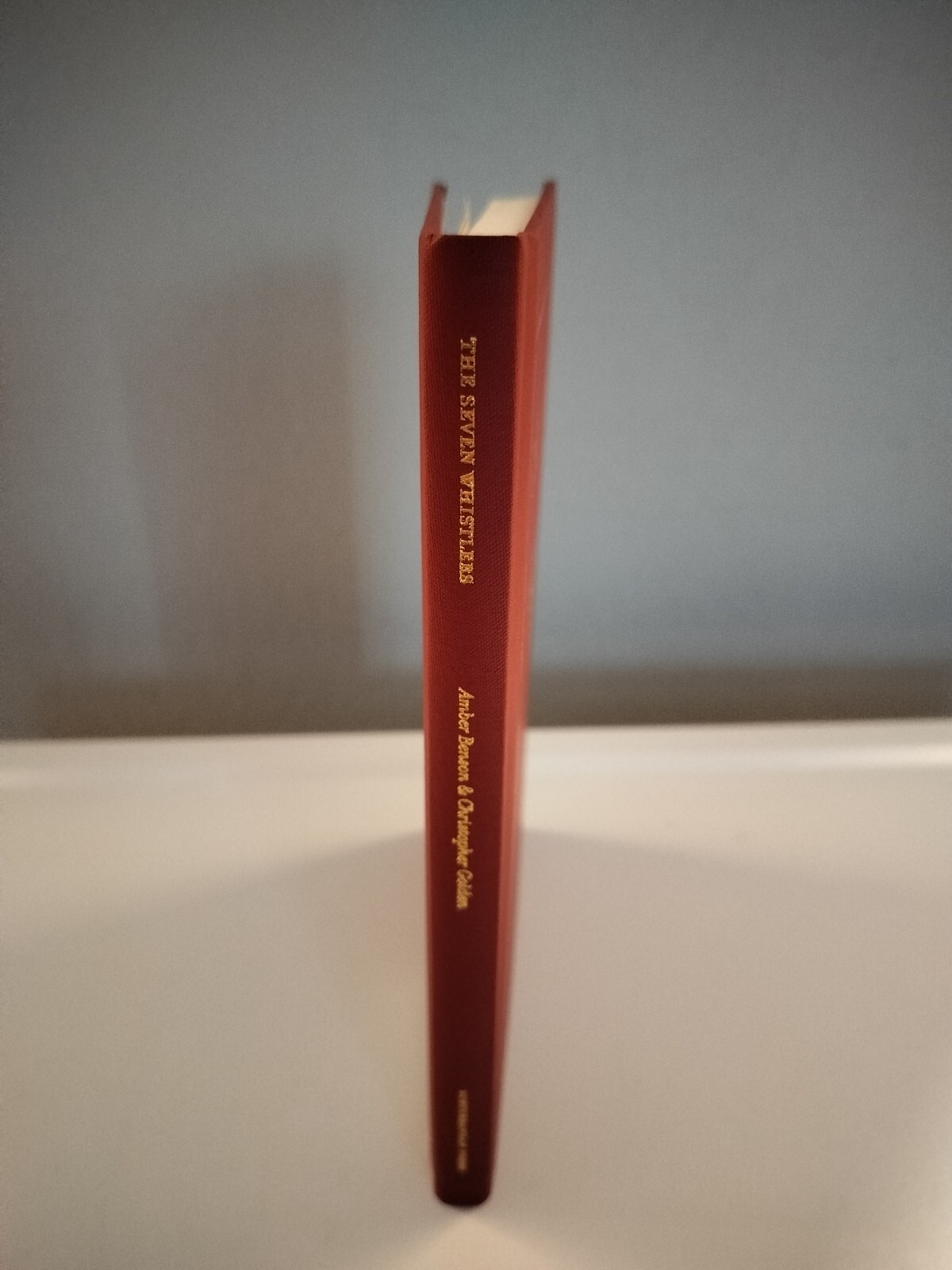 SIGNED Amber Benson Christopher Golden The Seven Whistlers – 1st – Free Shipping