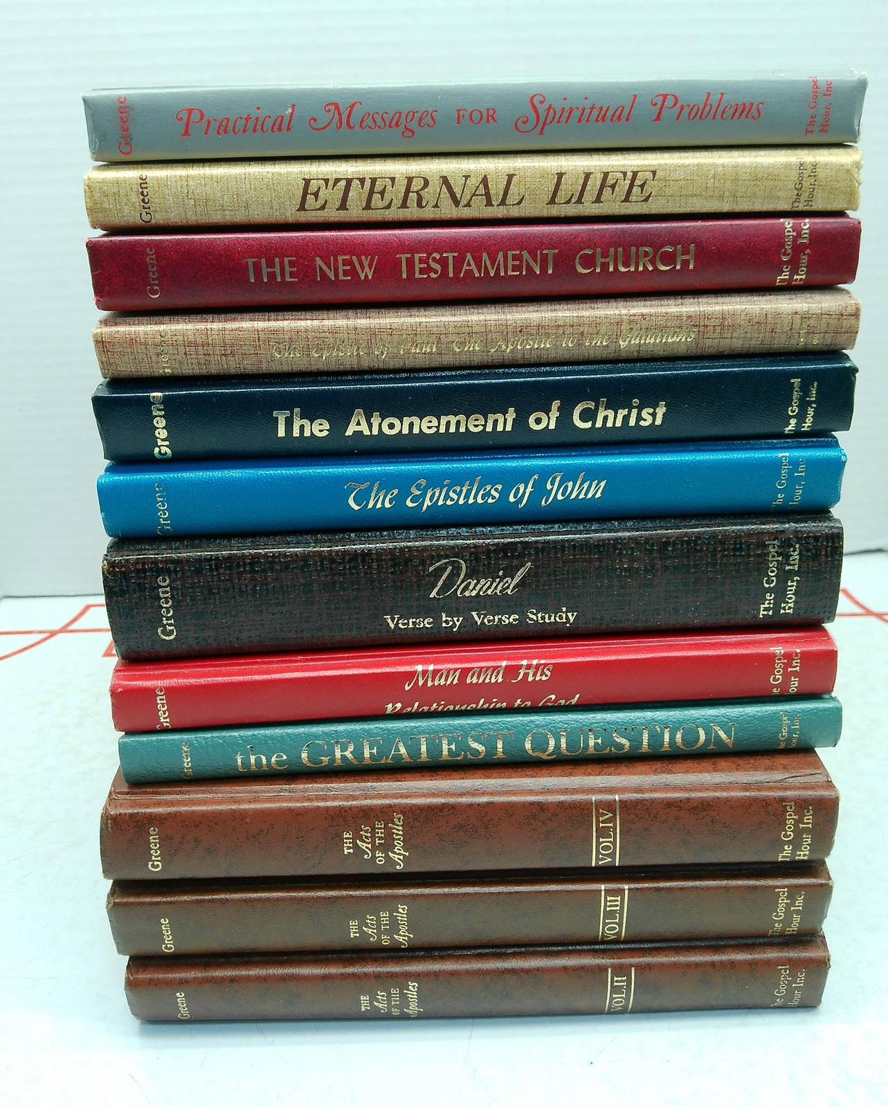 Oliver B Greene Gossip Hour Books 16 pc Set