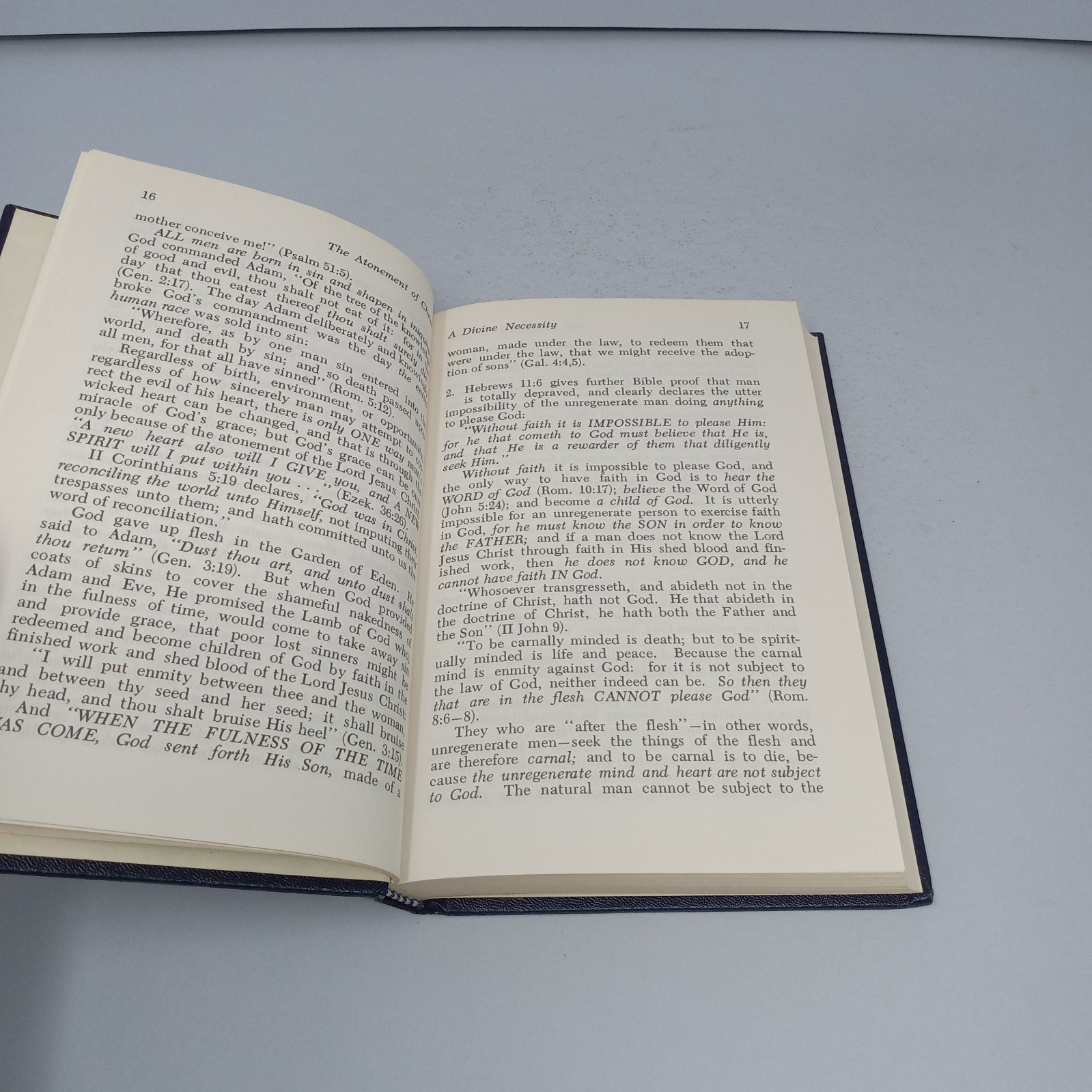 The Atonement of Christ 1968 The Gospel Hour, Inc. Hardcover by Oliver B. Greene