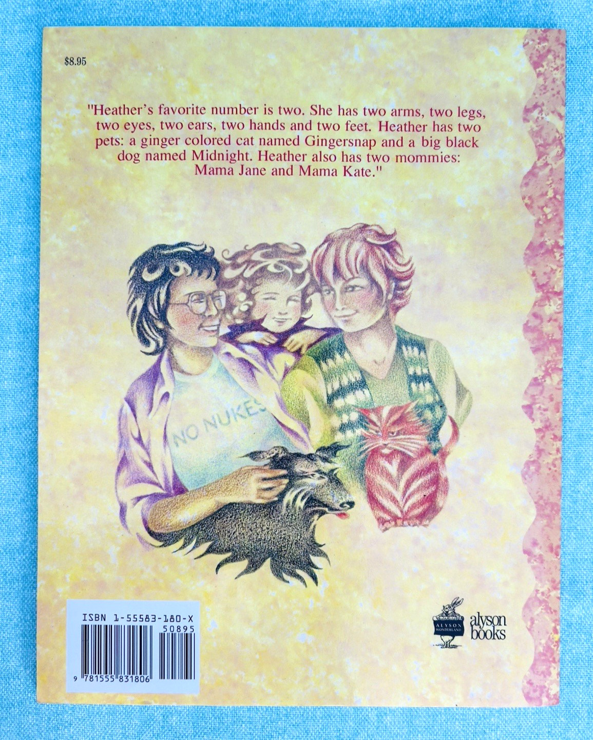 Heather Has Two Mommies Leslie Newman 1989 1st Edition SIGNED LGTBQ