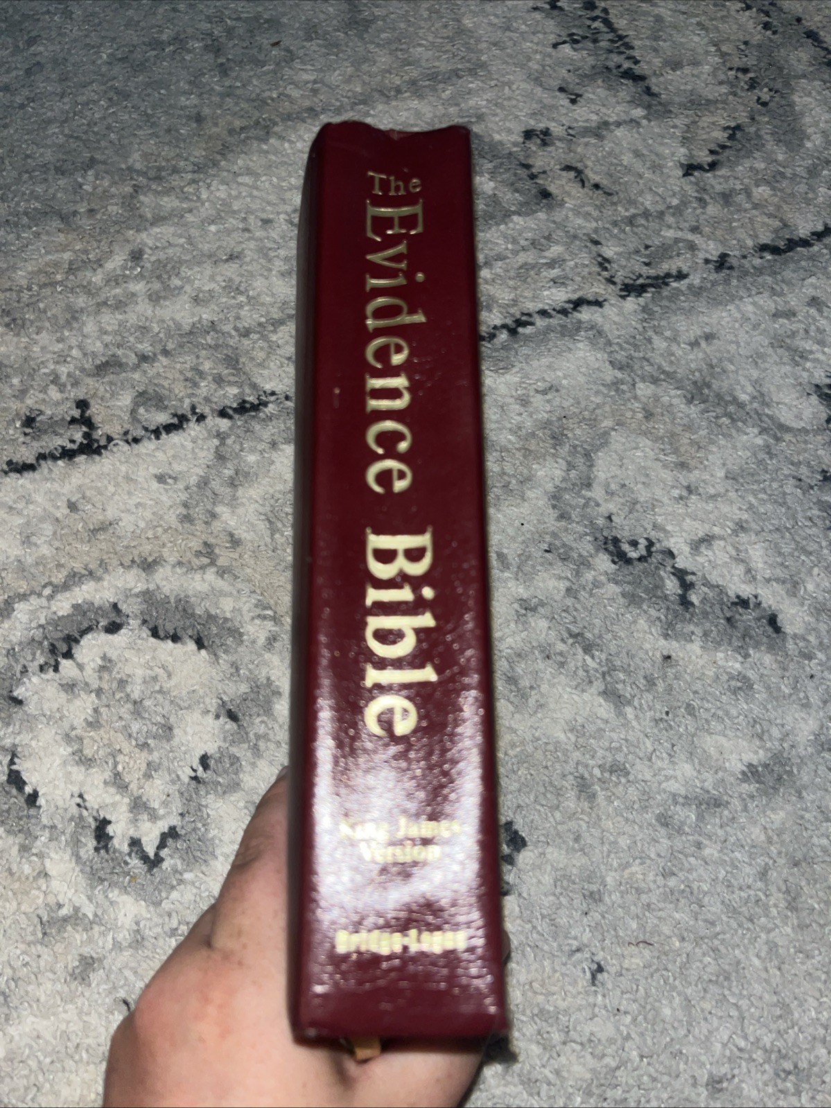 The Evidence Study Bible Ray Comfort Bridge-Logos Brown Faux Leather KJV 2003