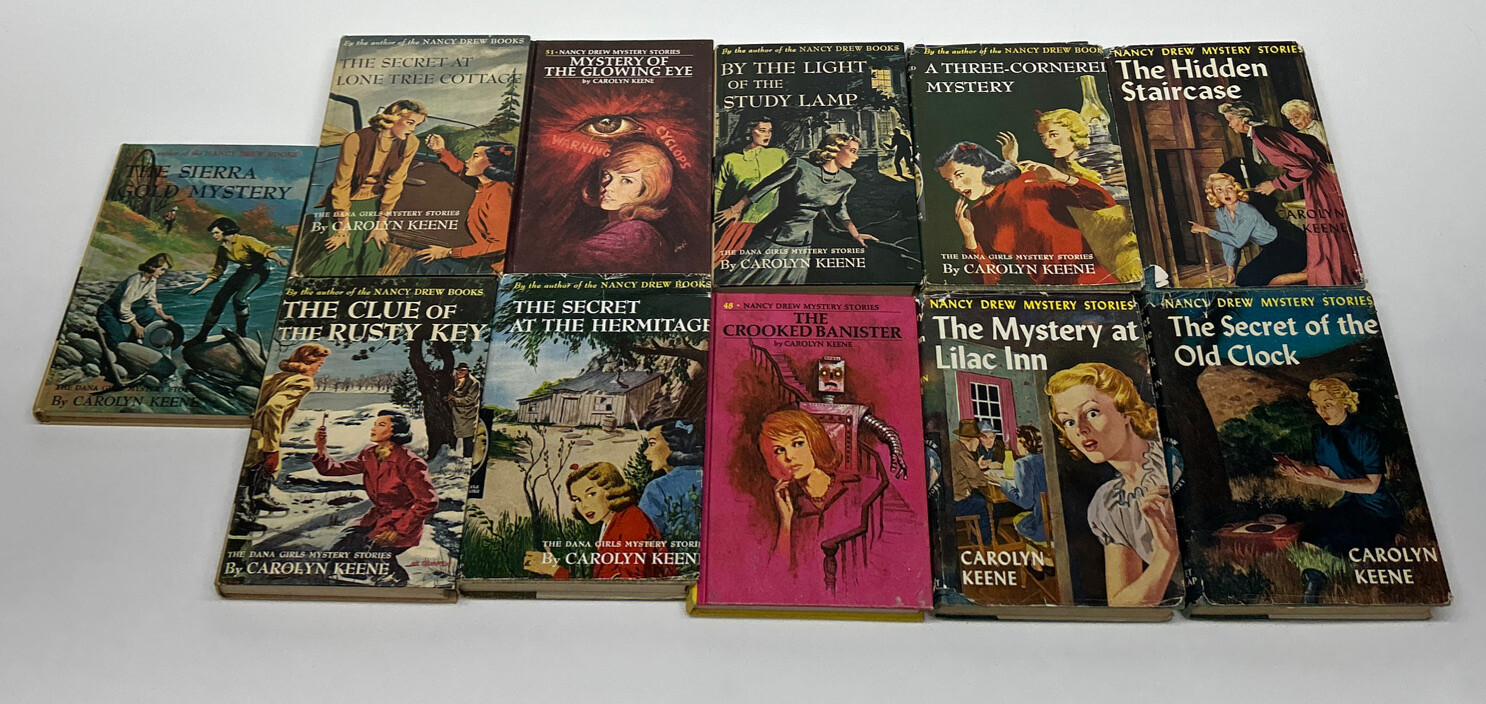 Lot Of 11 Nancy Drew Books Carolyn Keene Hardcover