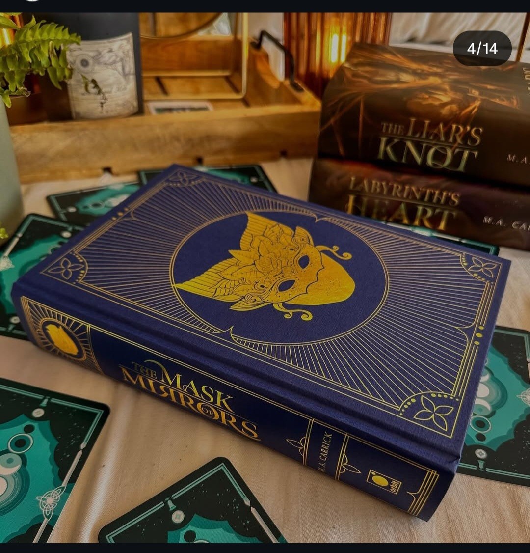 The Broken Binding Mask of Mirrors Set / Rook & Rose By M.A. Carrick – Tier 2