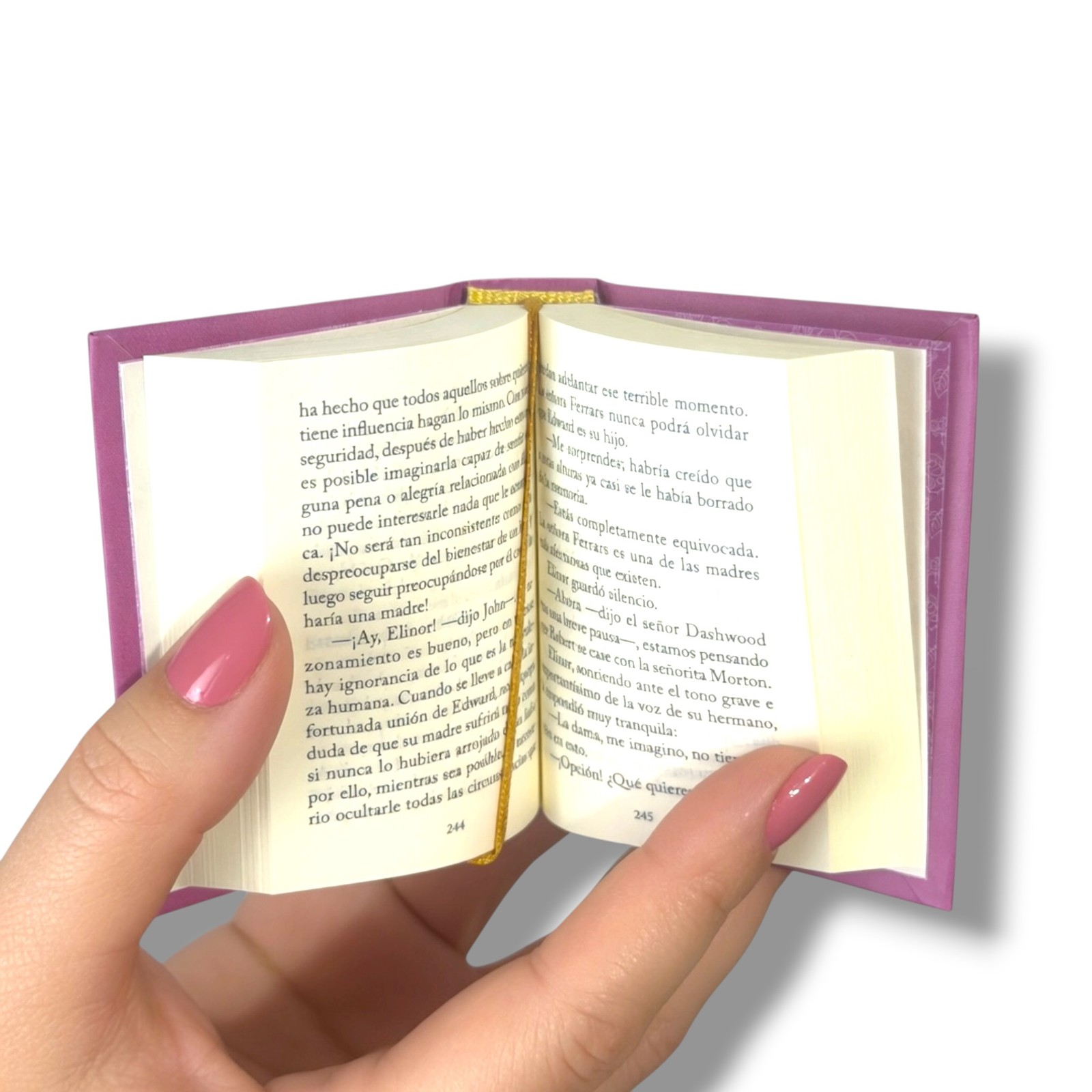 Sentido y Sensibilidad 2-Vol Set gold foil stamping mini book 920pg w/ slipcase