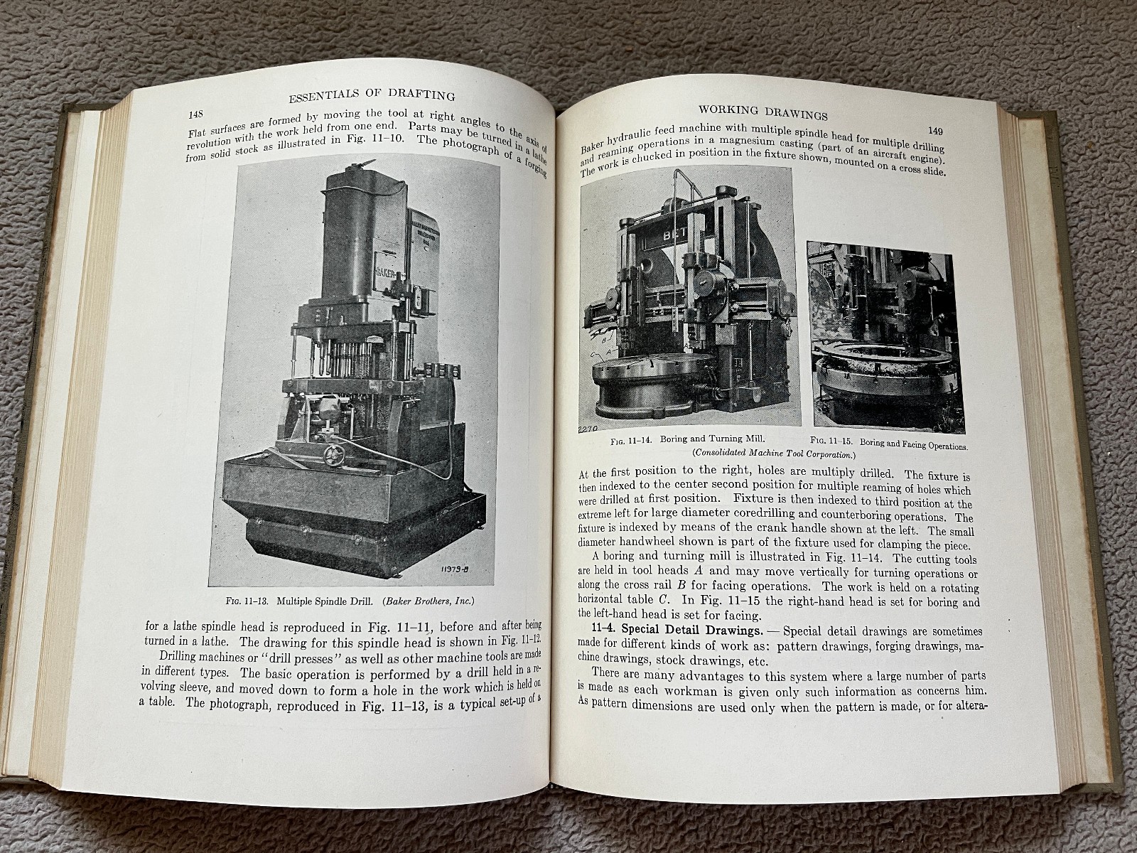 Essential of Drafting, by Carl Svensen, 1946, HB, Illustrated (L4)