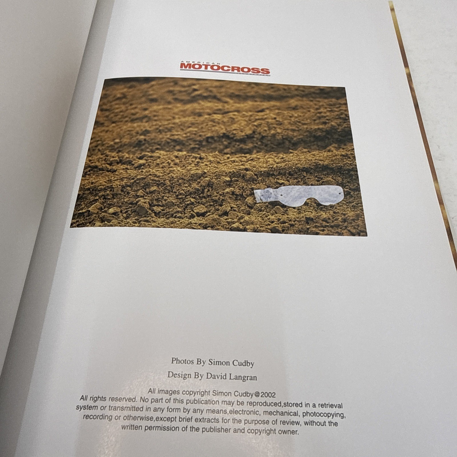 American Motocross Illustrated Simon Cudby Hardcover Fox Racing + Volume 2
