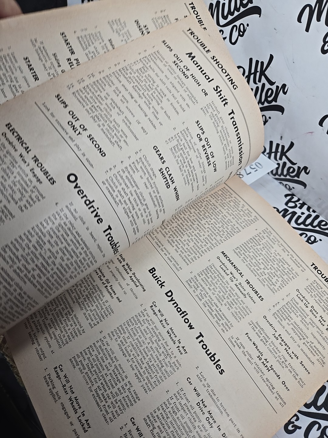 Motor’s Auto Repair Manual 1958 HC