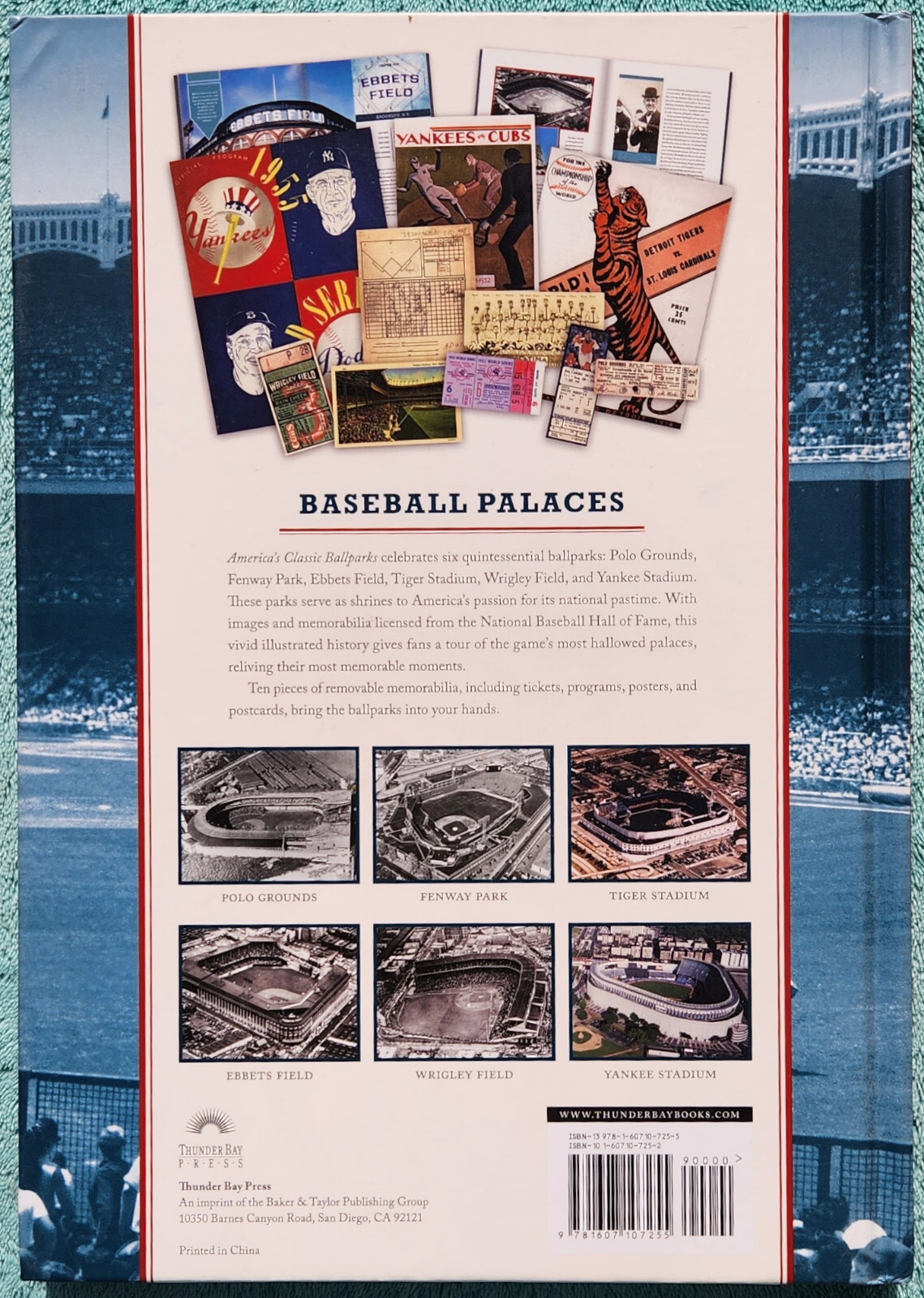 Ballparks A Collection Of Images And Memorabilia 2013 Hardcover 176 Pages