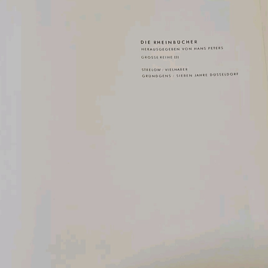 Gustaf Gründgens Grundgens Seven Years Dusseldorf Book Hans Peters 1954 Vintage