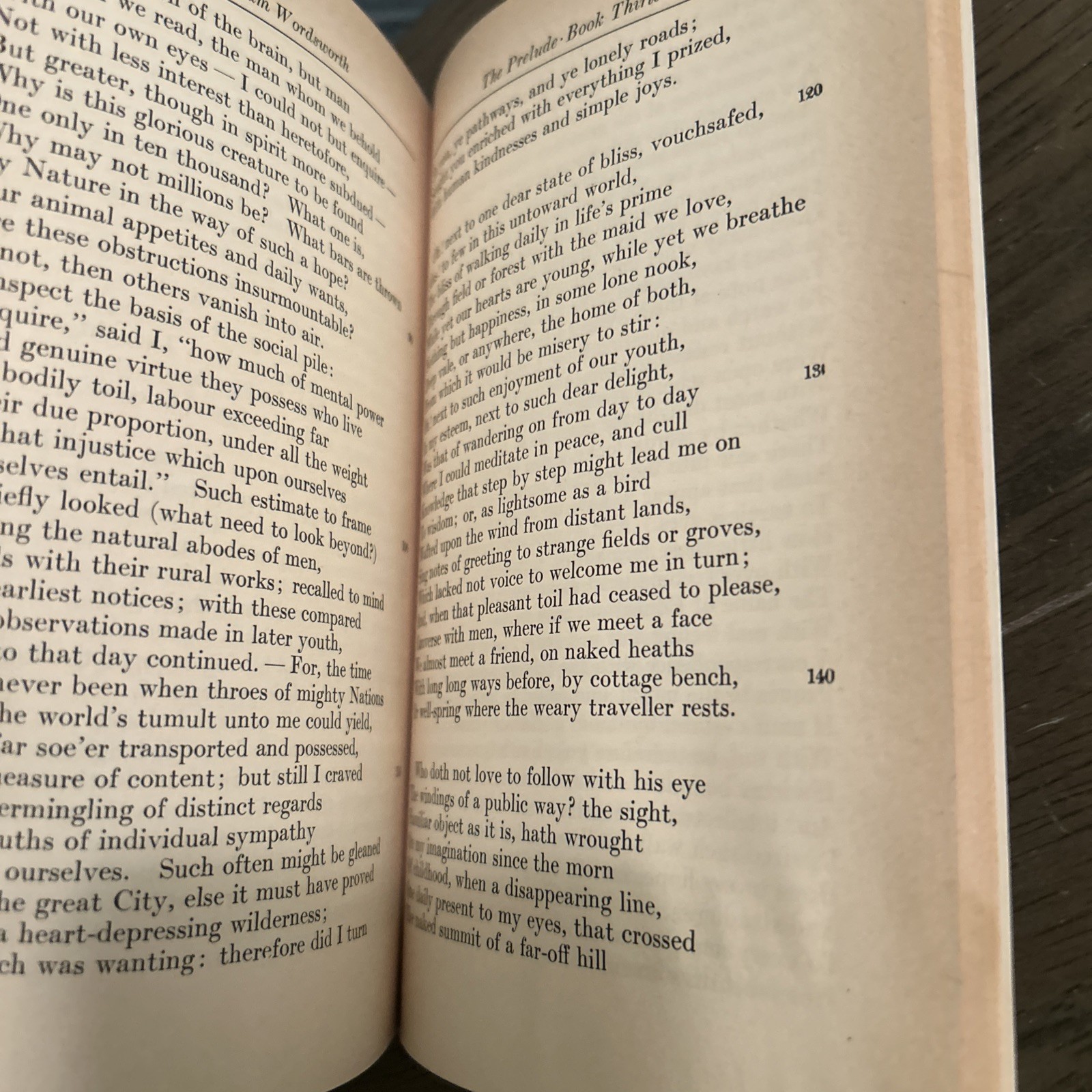 The Prelude – William Wordsworth’s (Paperback, 1961) 9th Printing. C4