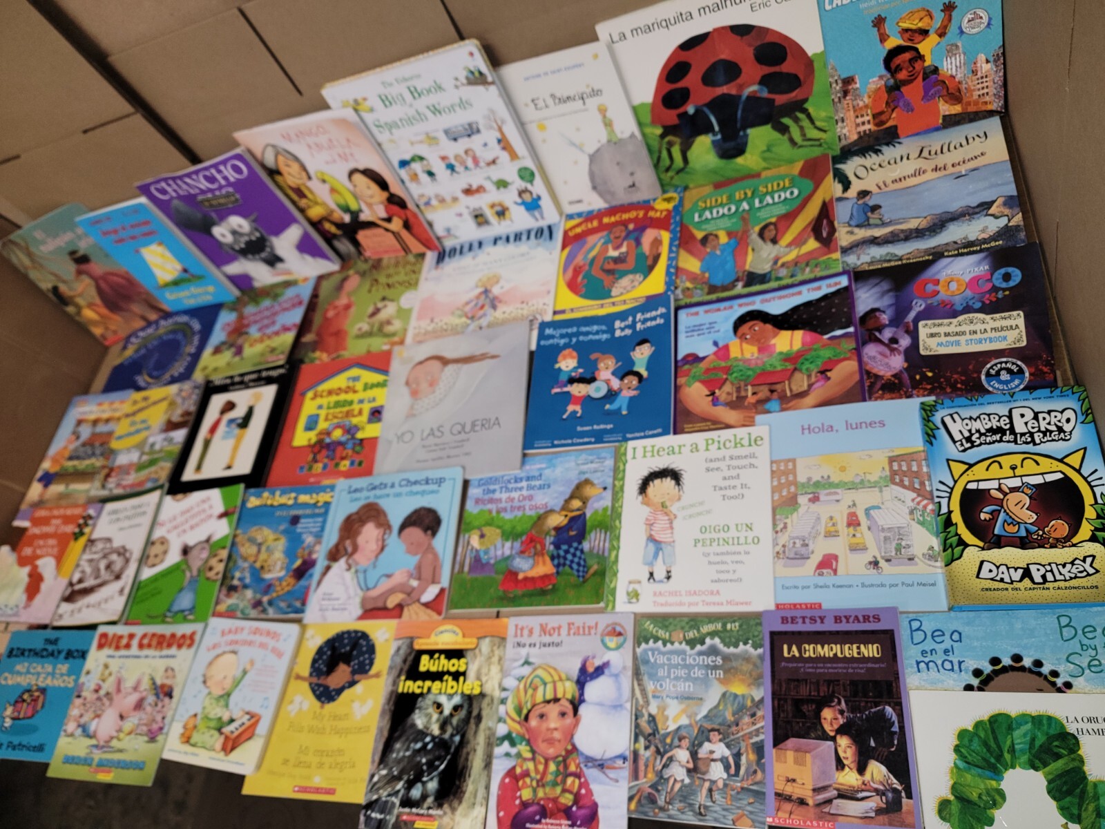 Lot of 10 Spanish Espanol Learn to Read Child Kids Picture ESL Book MIX UNSORTED