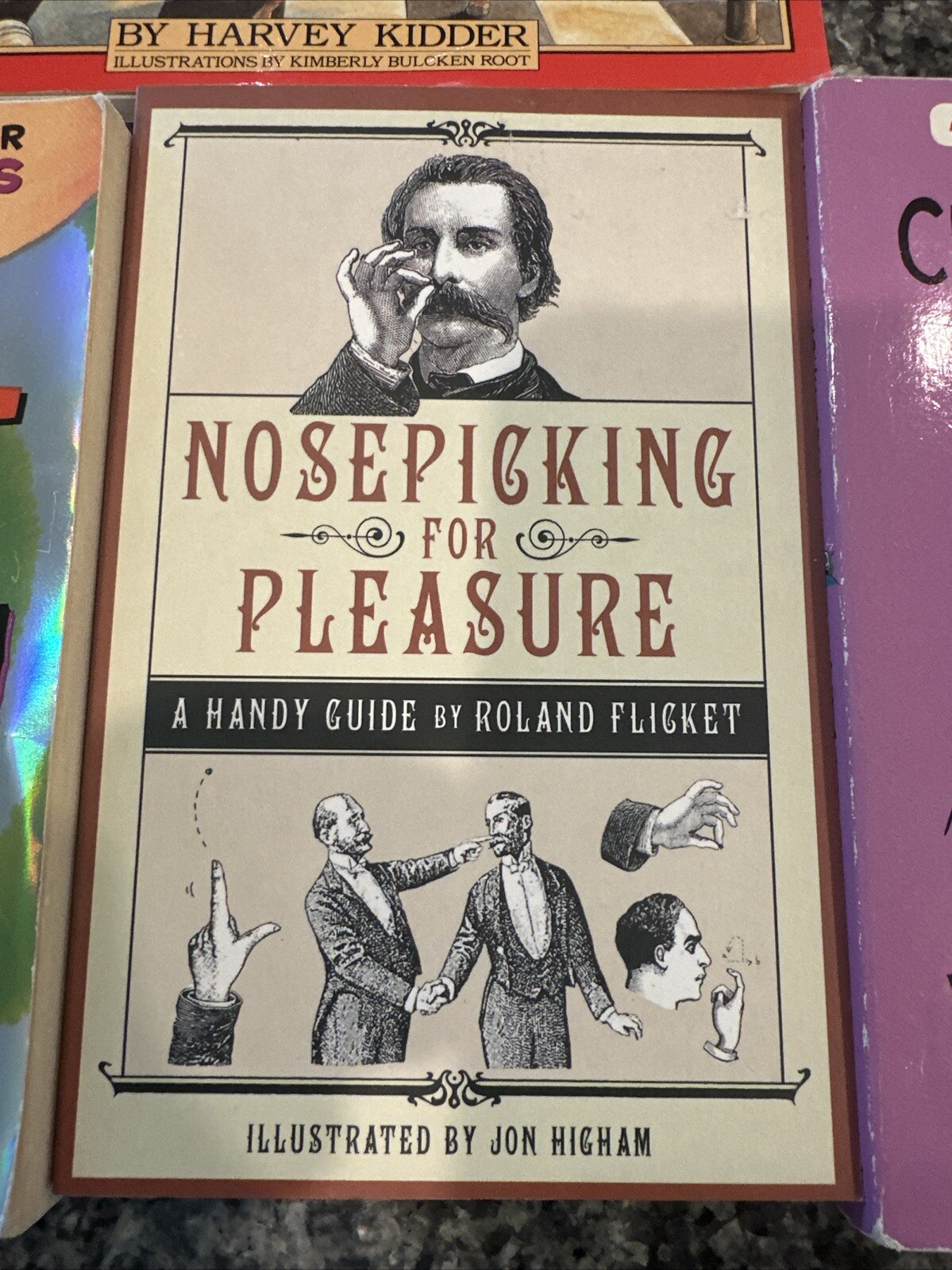 Kids Book Lot Of 4 📚Demonkeeping Moore Nosepicking, My Butt Psycho , Chess💫VG+