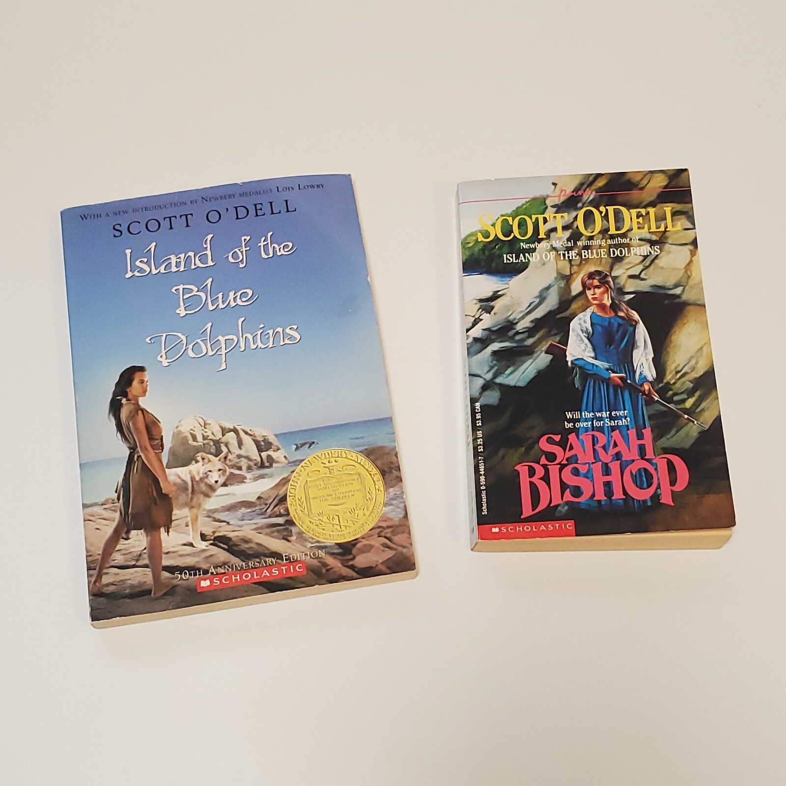 2 Books by Scott O’Dell – Island of the Blue Dolphins & Sarah Bishop