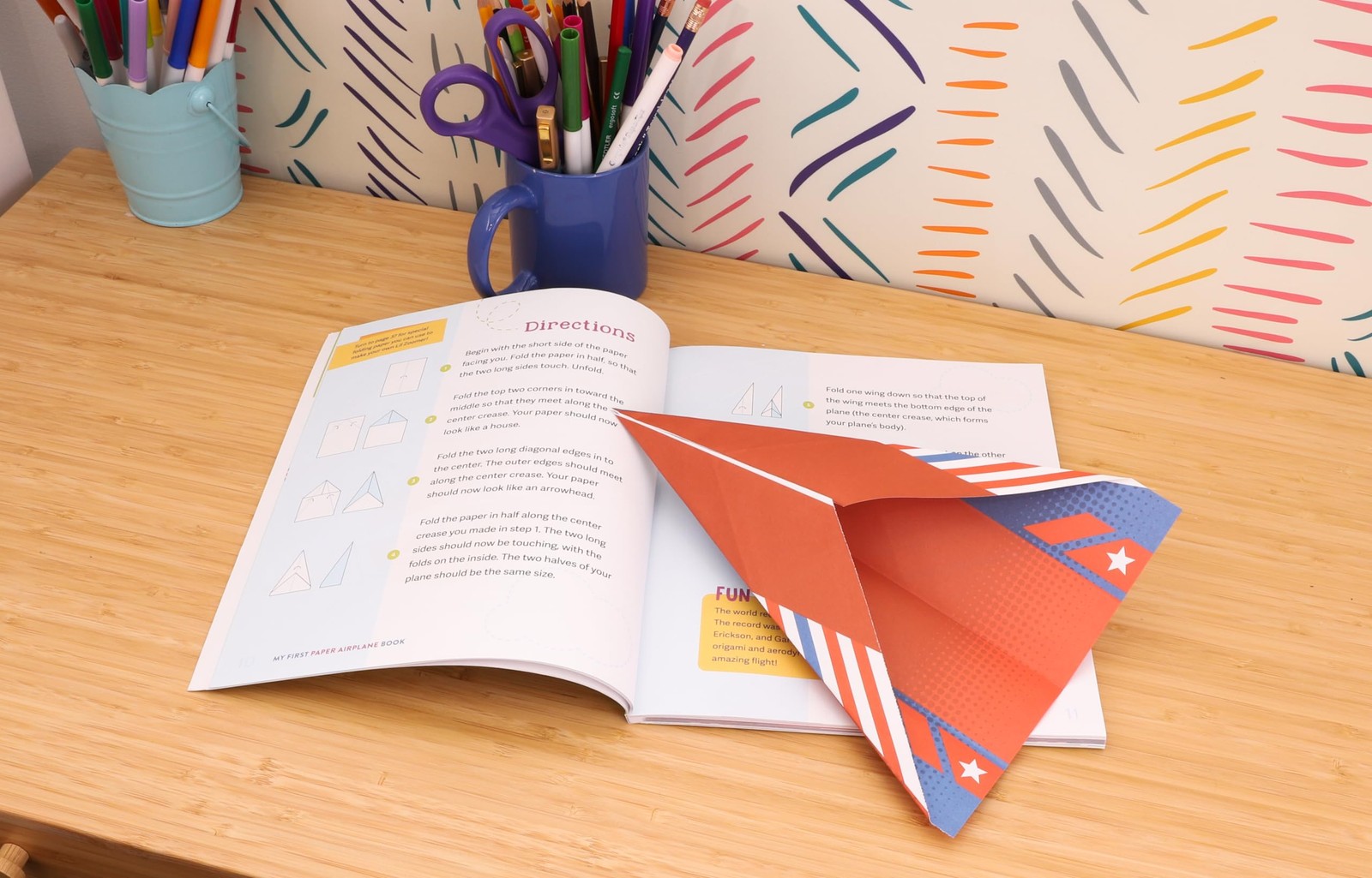 My First Paper Airplane Book: Fun Designs and Easy Tear-Out Pages for Yellow