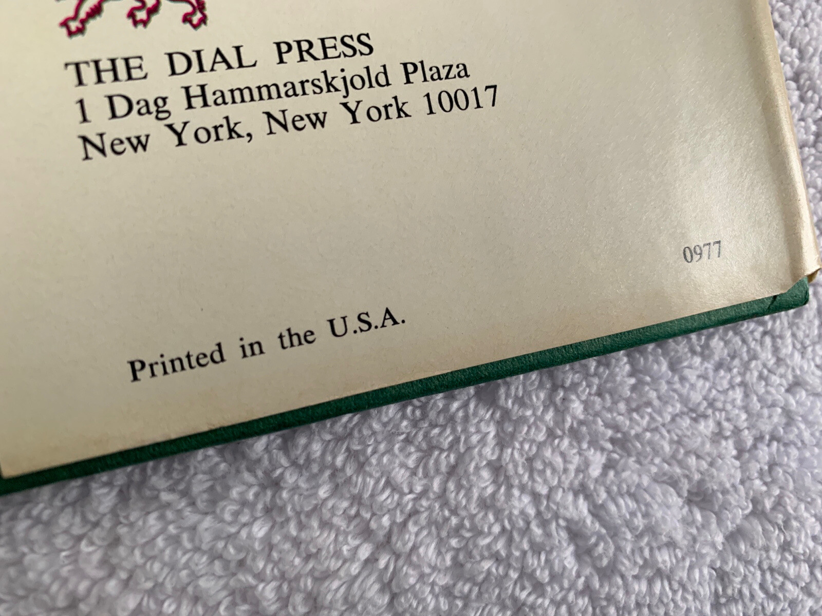 DYLAN THOMAS: A Biography by Paul Ferris 1977 1st U.S. Printing HC Dust Jacket