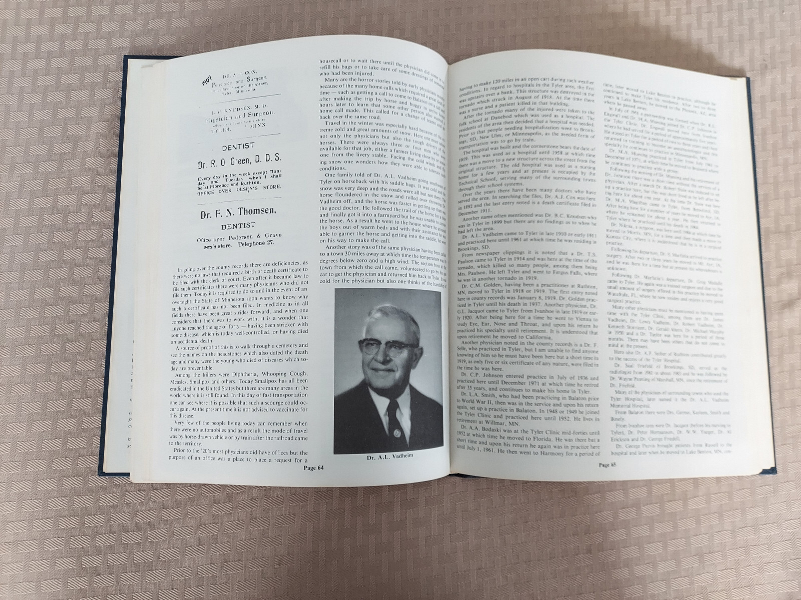Tyler, MN „Tyler 100 Years A Century of Memories“ 1987 128 Pages