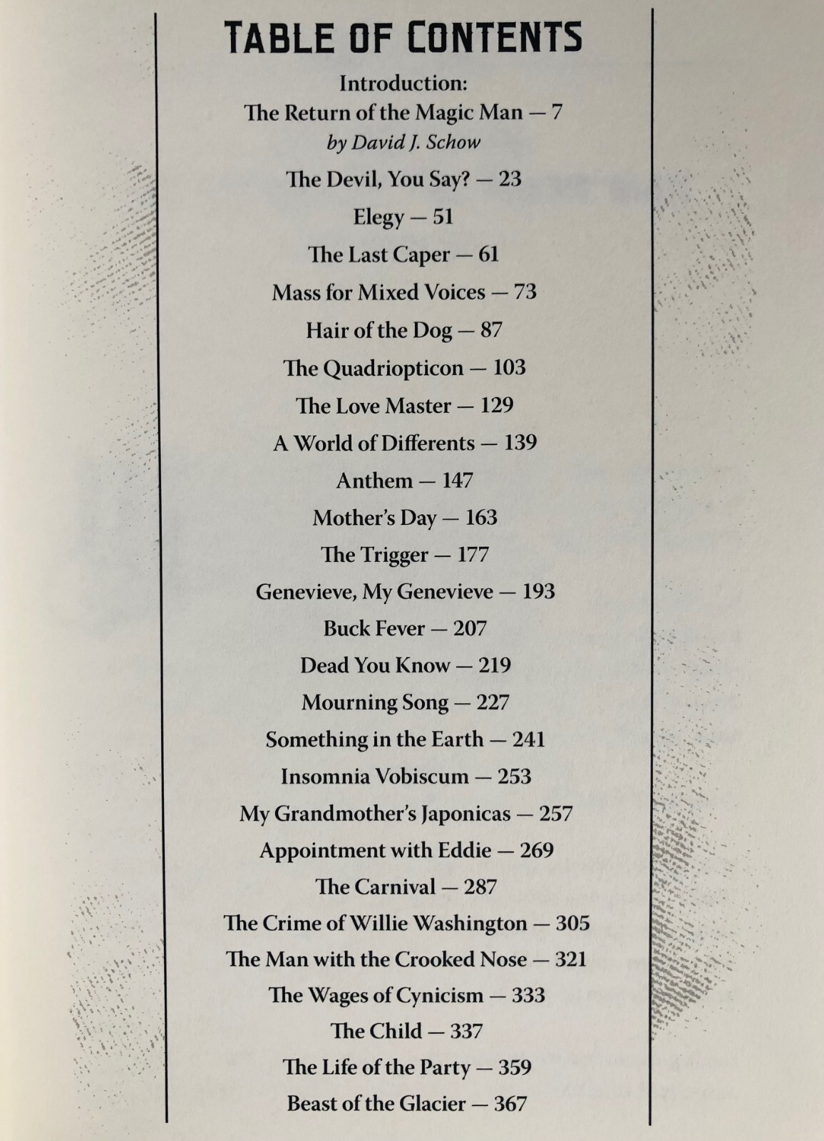 The Carnival and Other Stories by Charles Beaumont SUBTERRANEAN PRESS Numbered