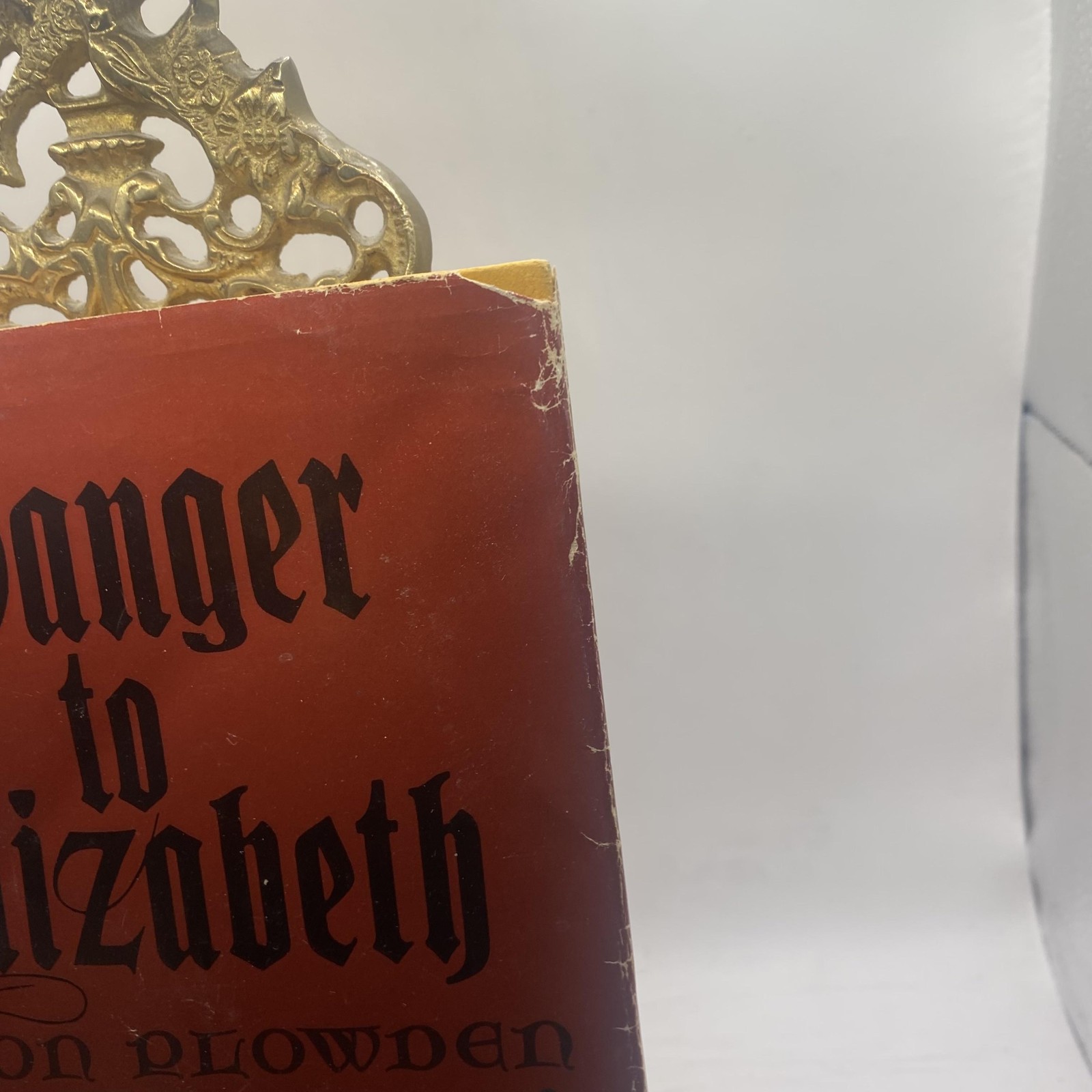 Vintage 1973 Danger To Elizabeth Alison Plowden Stein & Day Red HC DJ History