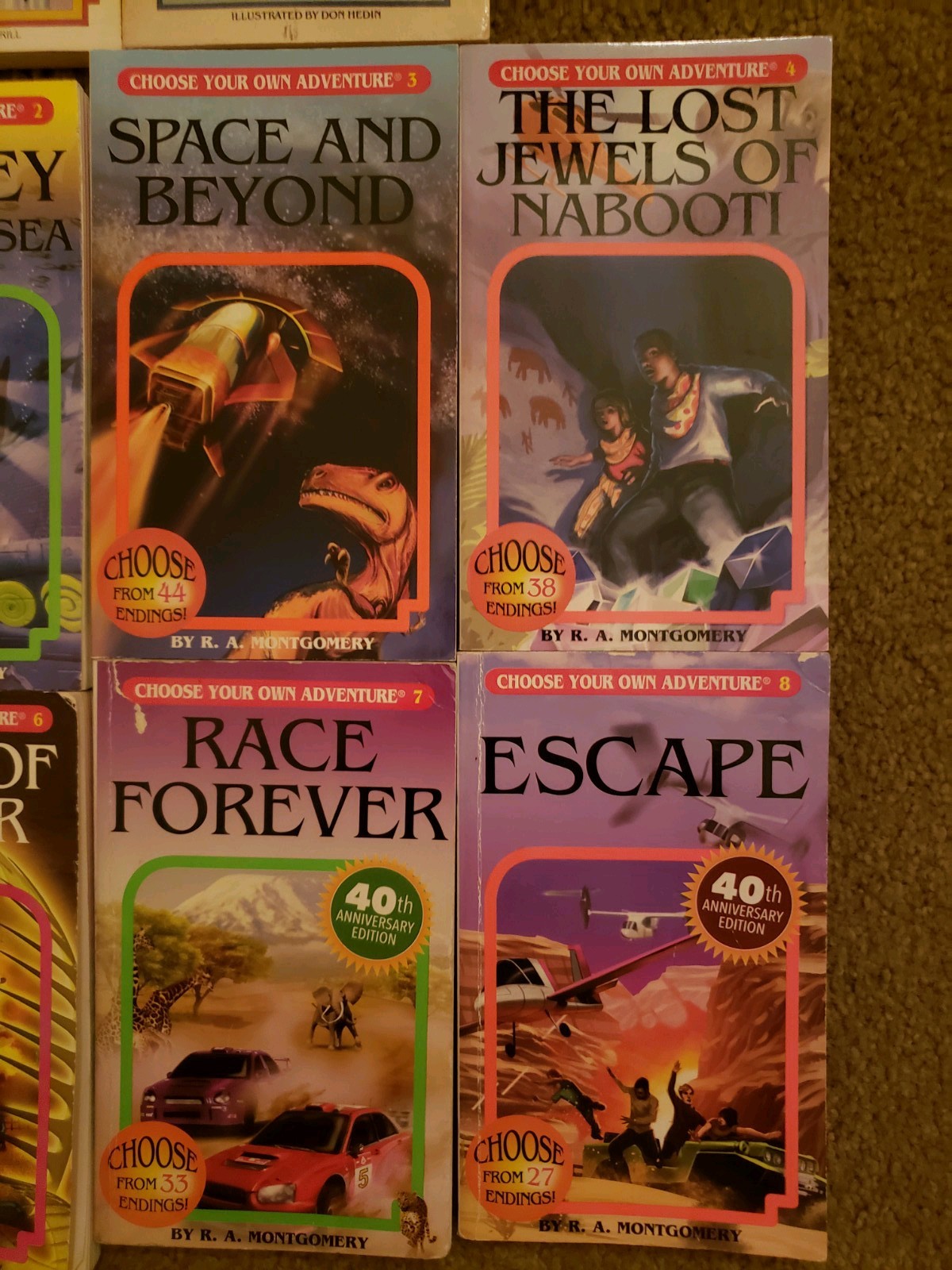 15 choose your own adventure book series set lot retro vintage and recent