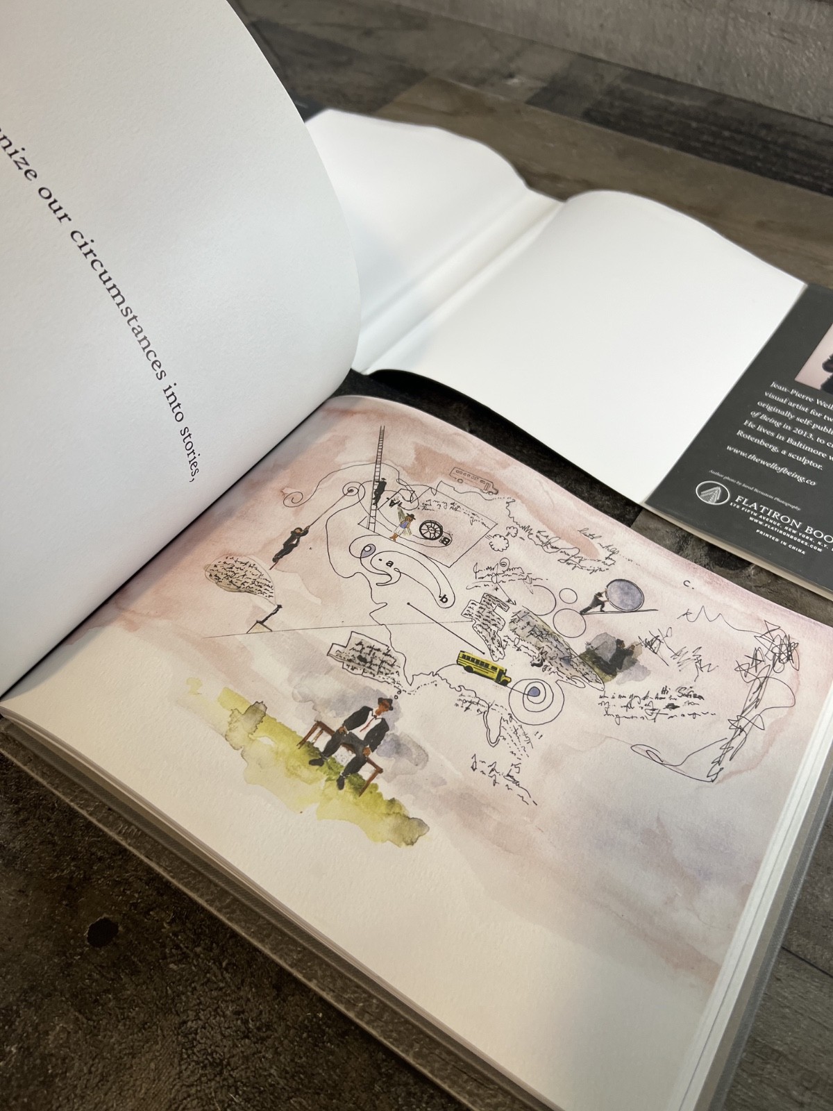 The Well Of Being A Children’s Book for Adults By Jean-Pierre Weill Watercolor