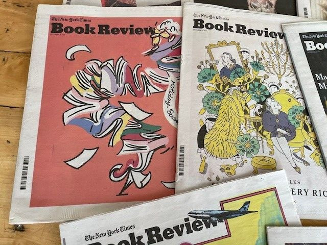 Lot of 13 New York Times Book Review Magazines- Oct 22, 2023 – Feb 4, 2024