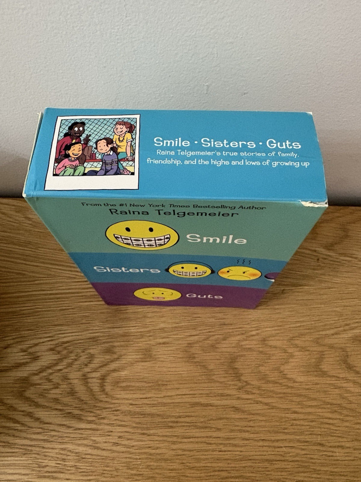 Smile Guts Sisters 3 Books Set Raina Telgemeier Tween EXCELLENT Graphic Novel