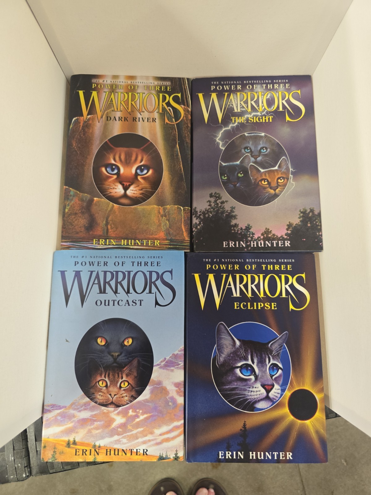 Warriors Power Of Three by Erin Hunter – Complete Hardcover Set Books 1-6 Lot