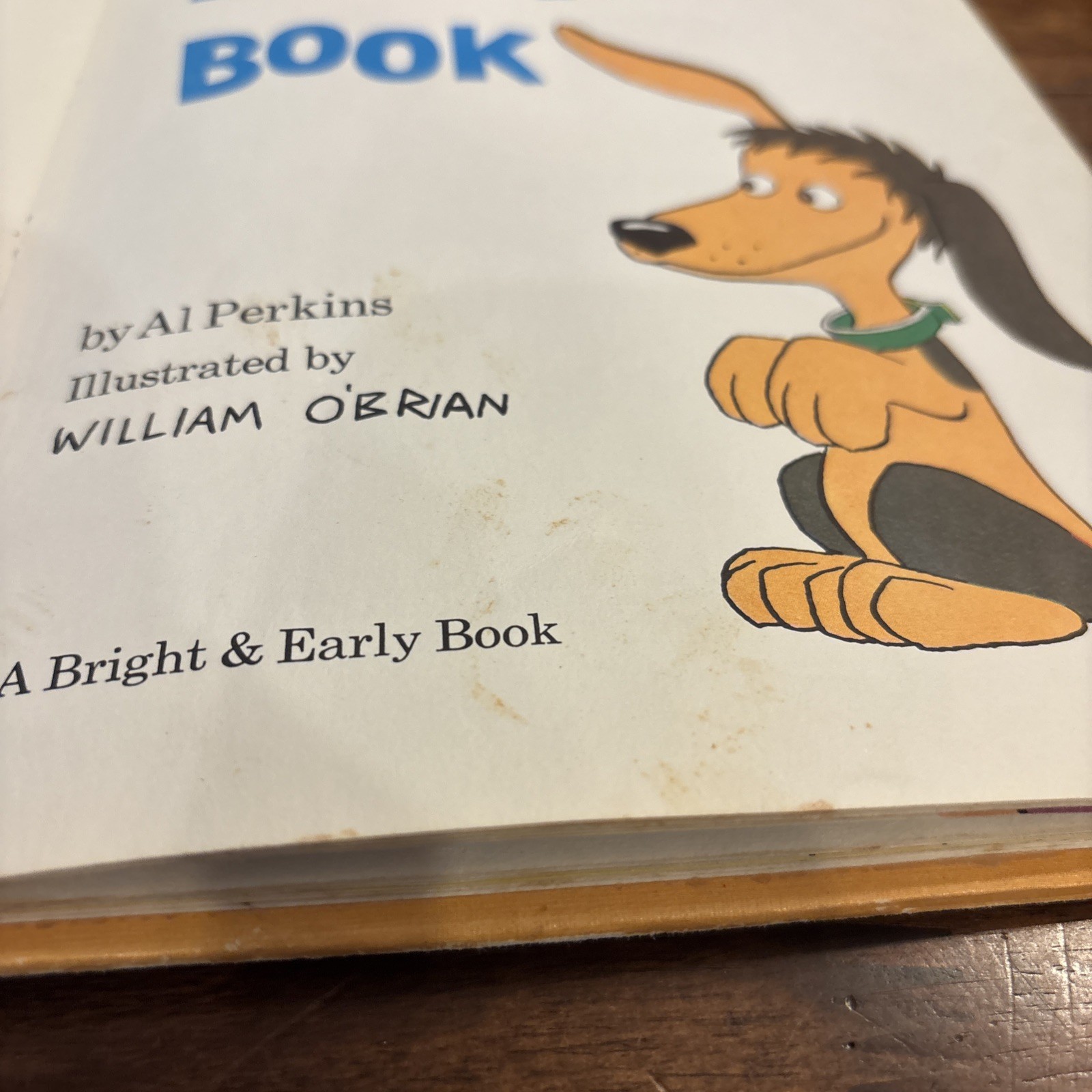1968 The Ear Book Al Perkins Dr Seuss Bright & Early Book Club Edition HC RF21